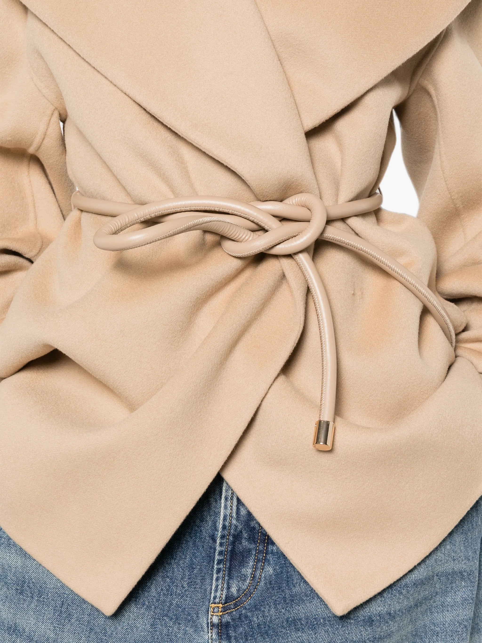 Sportmax Sportmax Pure-wool Double-fabric Jacket - Camel, view 2