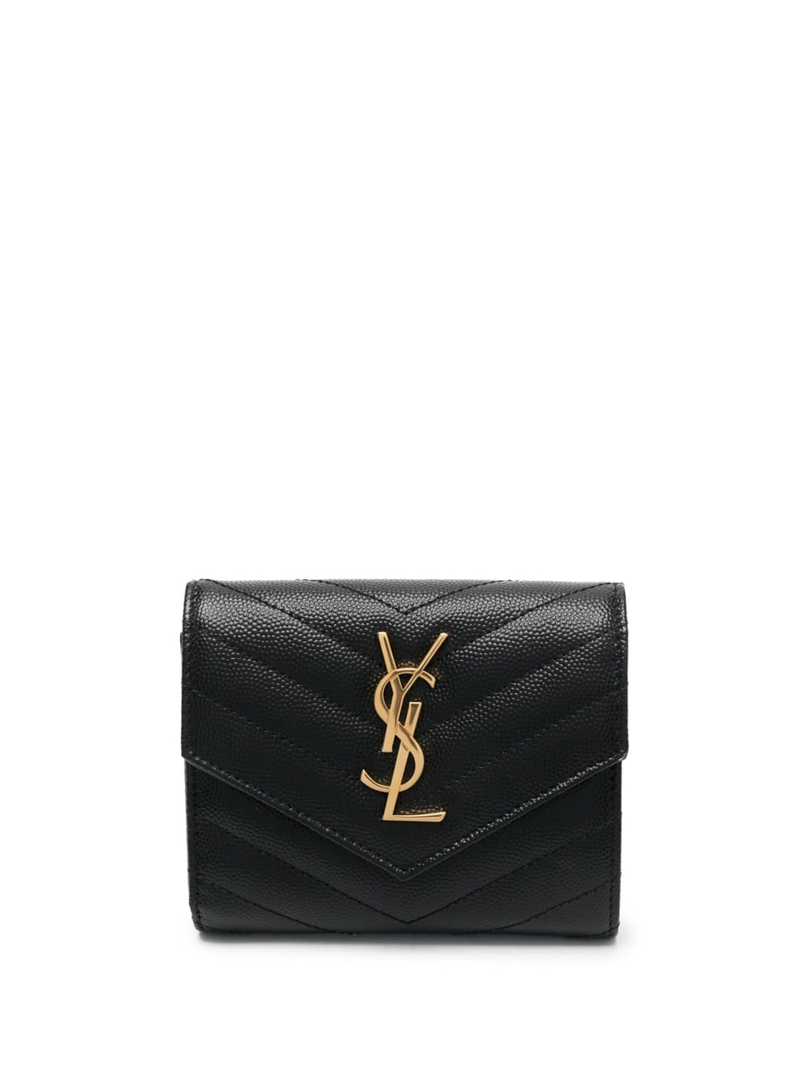 Saint Laurent Saint Laurent Monogram Compact Tri-fold Wallet