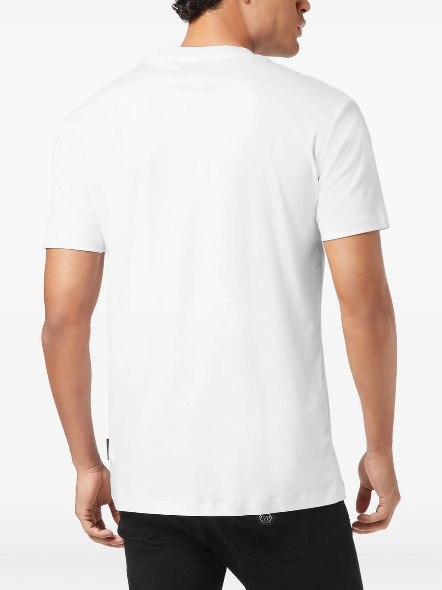 Philipp Plein Philipp Plein Logo-patch T-shirt, view 3