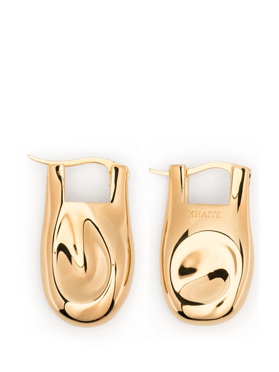 Khaite Khaite Engraved-logo Earrings