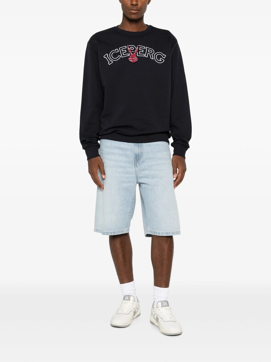 Iceberg Iceberg Logo-embroidered Sweatshirt, view 2