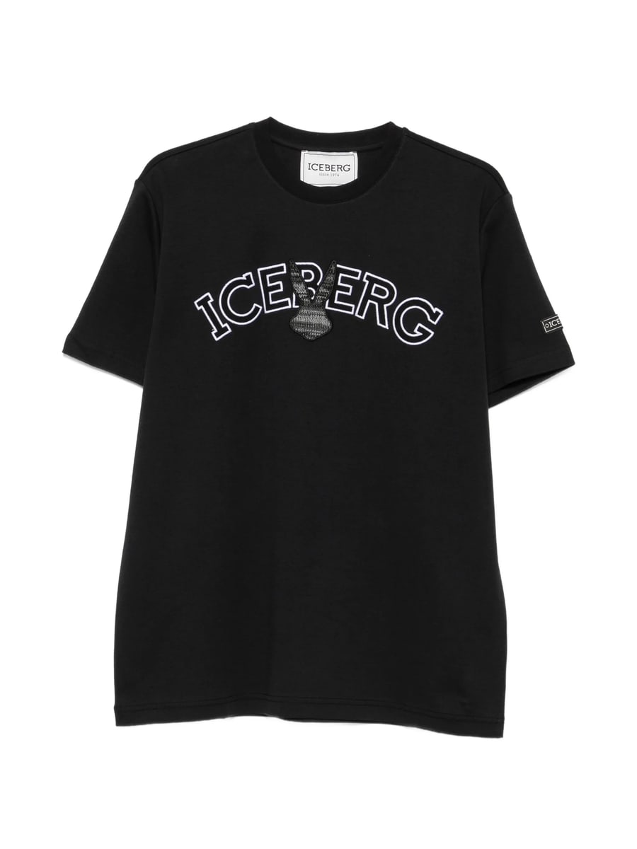 Iceberg Iceberg Logo-patch T-shirt