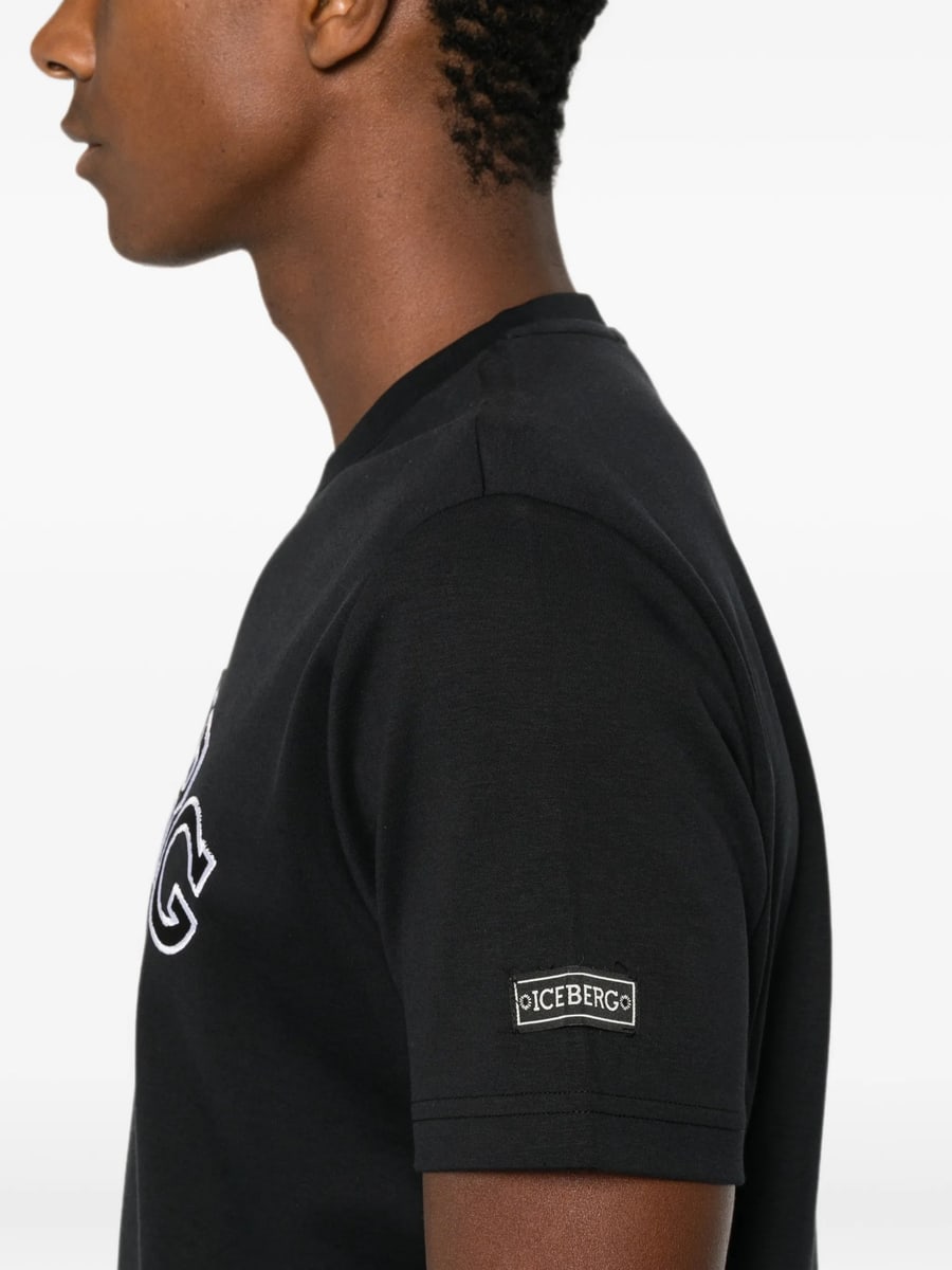 Iceberg Iceberg Logo-patch T-shirt, view 2