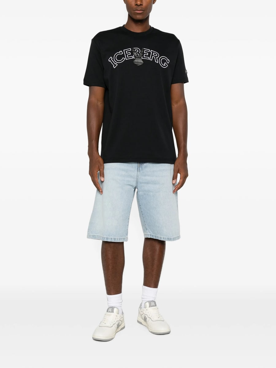 Iceberg Iceberg Logo-patch T-shirt, view 5