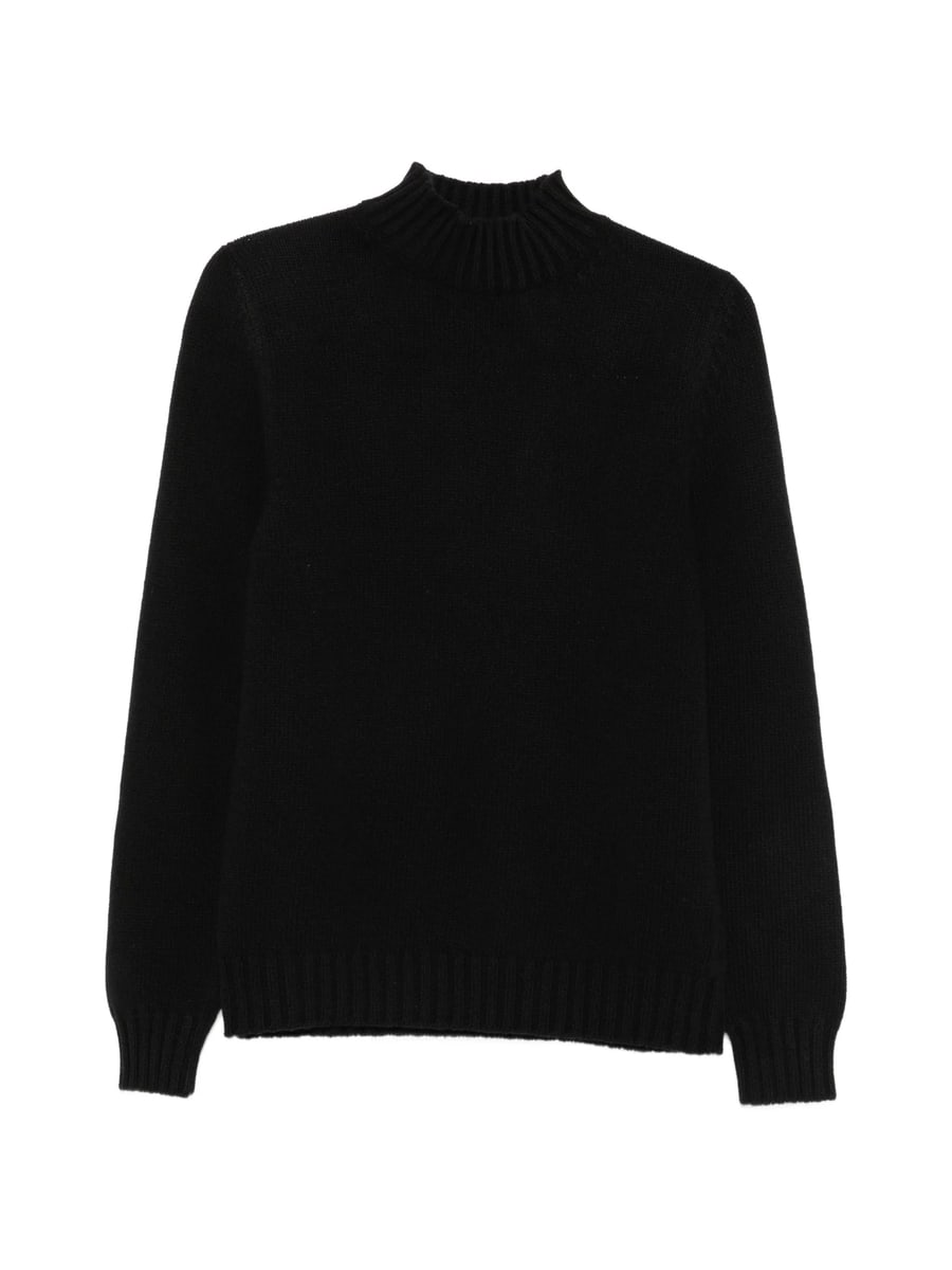 Fedeli Fedeli Ribbed-knit High-neck Knit