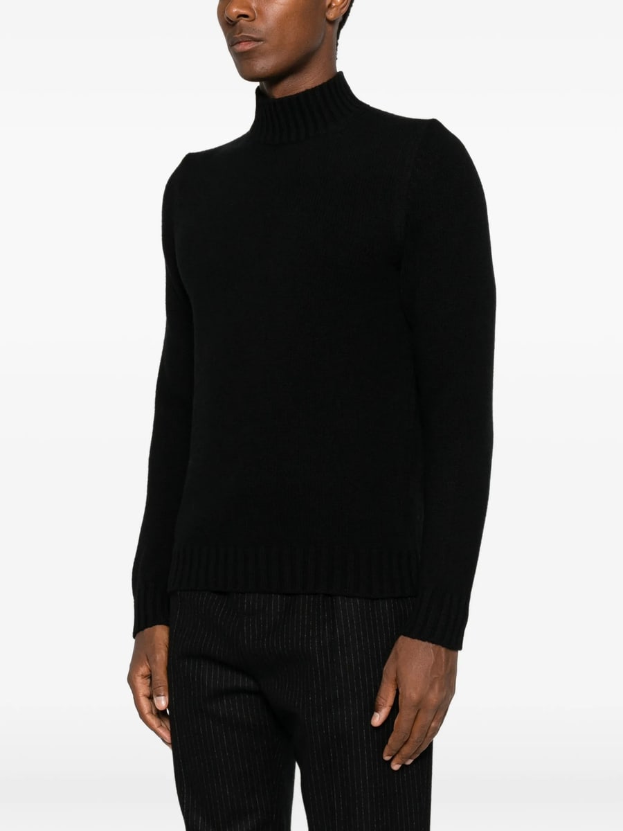 Fedeli Fedeli Ribbed-knit High-neck Knit, view 2