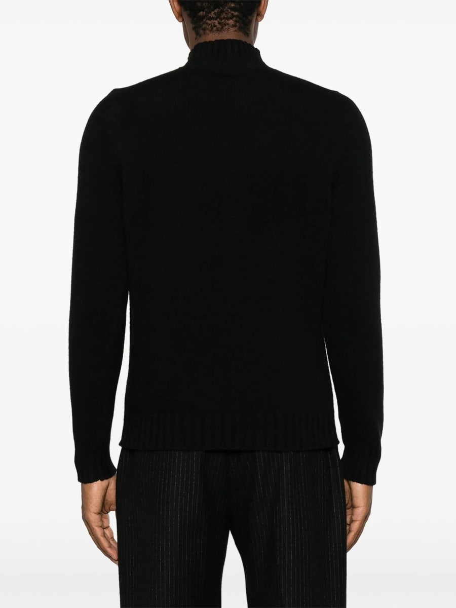 Fedeli Fedeli Ribbed-knit High-neck Knit, view 5