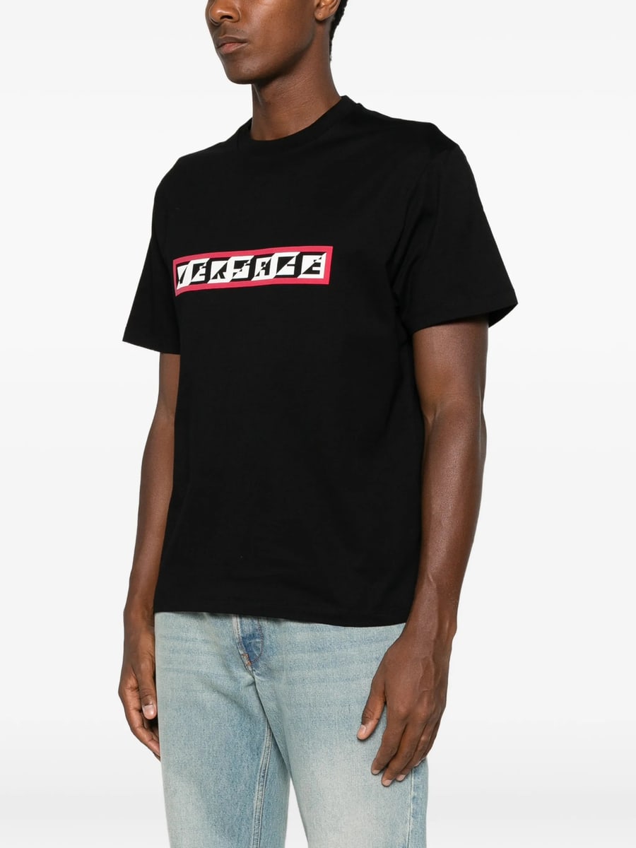 Versace Versace Logo-print T-shirt, view 4