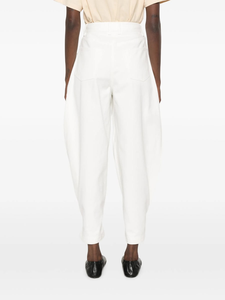 Lamrons Lamrons Buttoned-cuff Pleated Jeans, view 4