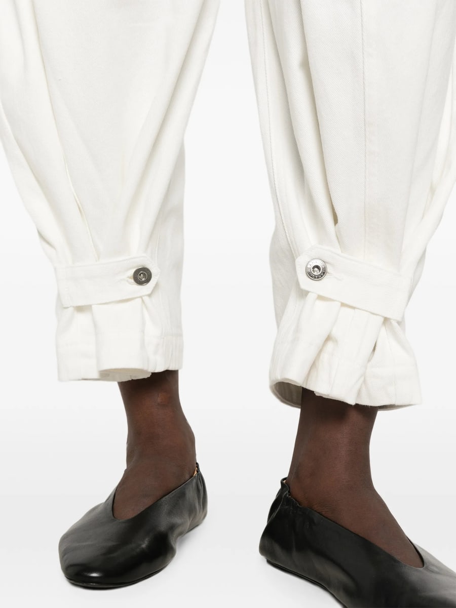 Lamrons Lamrons Buttoned-cuff Pleated Jeans, view 5