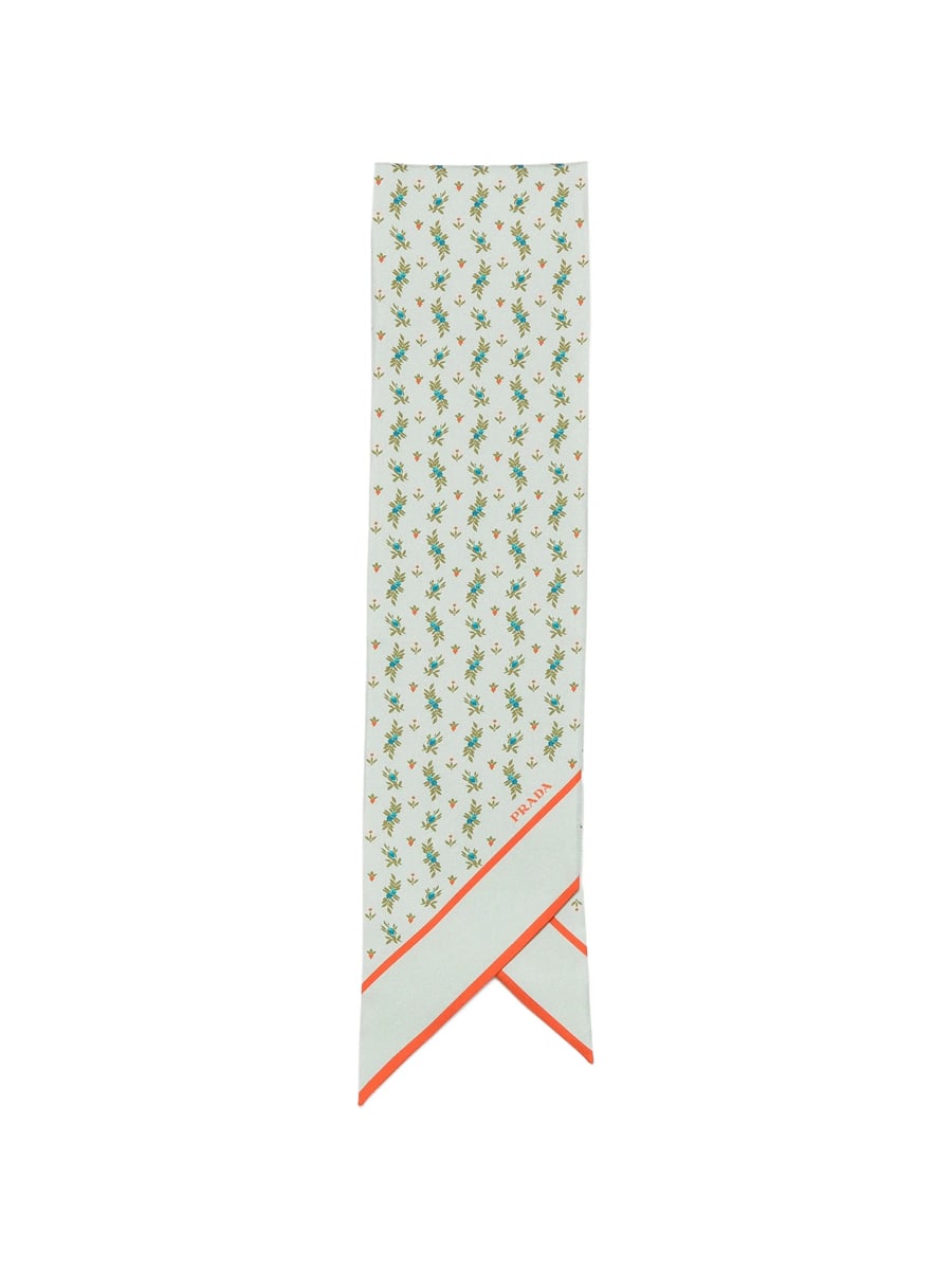Prada Prada Floral-print Scarf