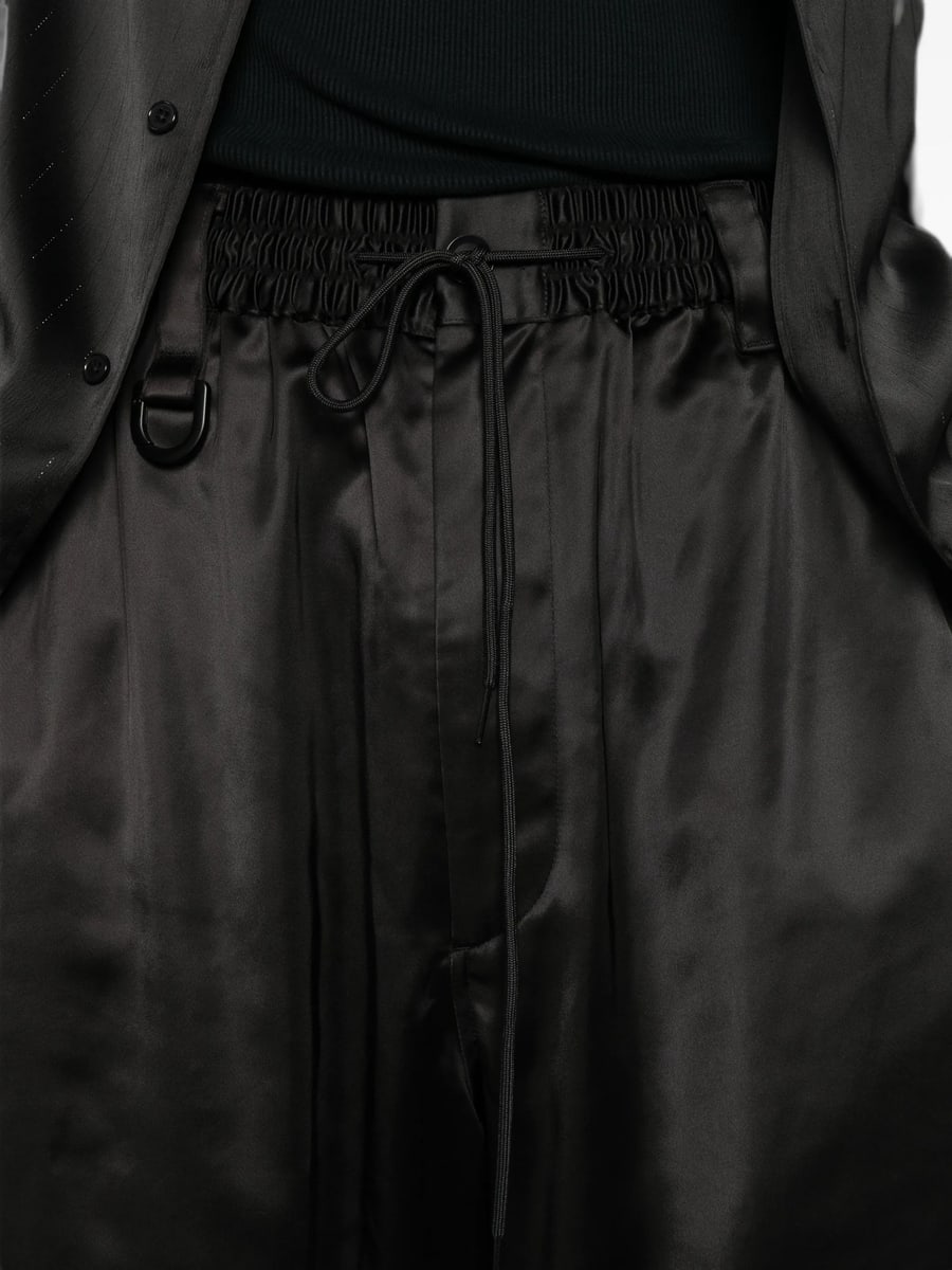 Y-3 Y-3 Drawstring Satin Trousers, view 3