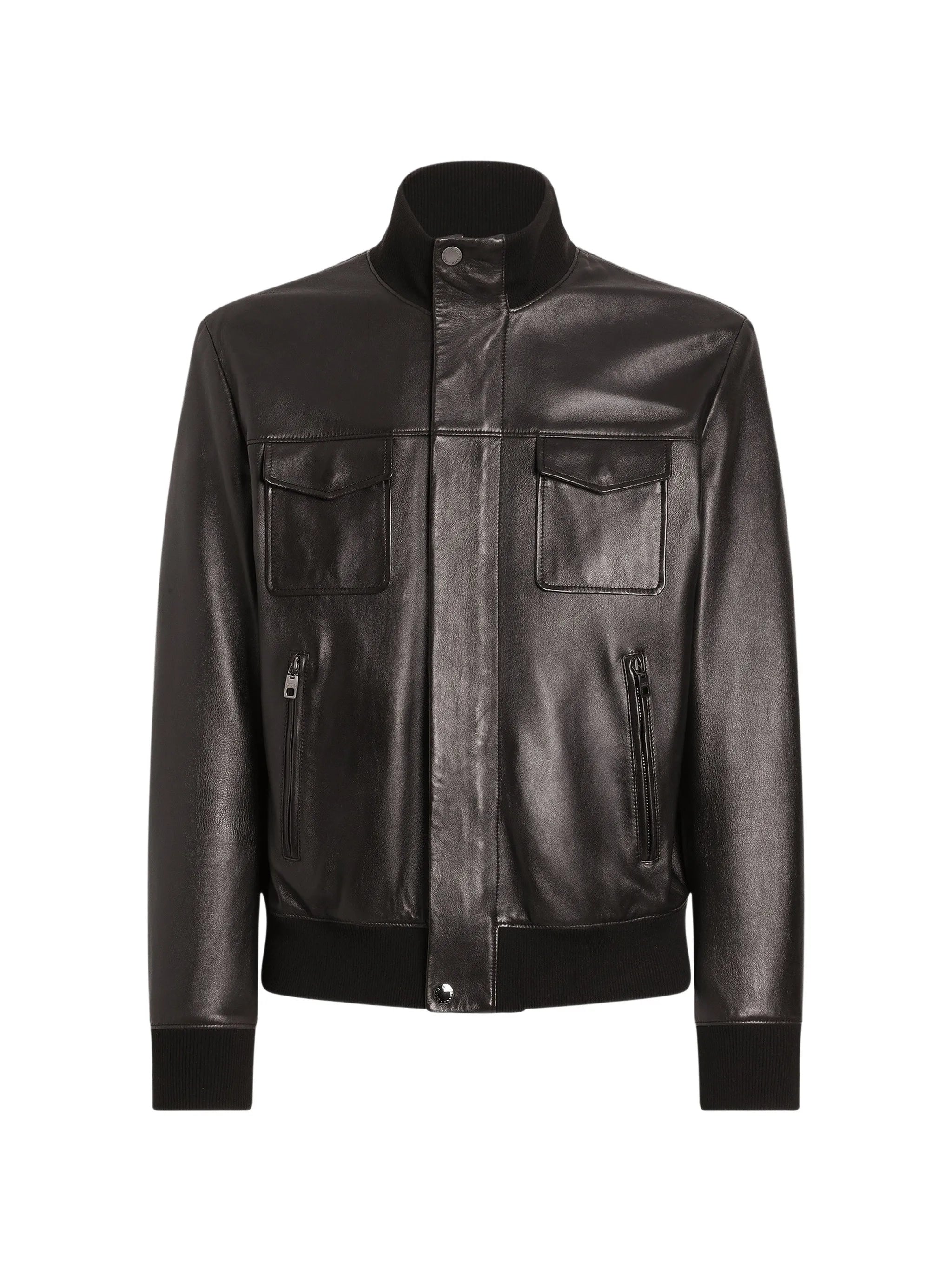 Dolce & Gabbana Dolce & Gabbana Lambskin Bomber Jacket