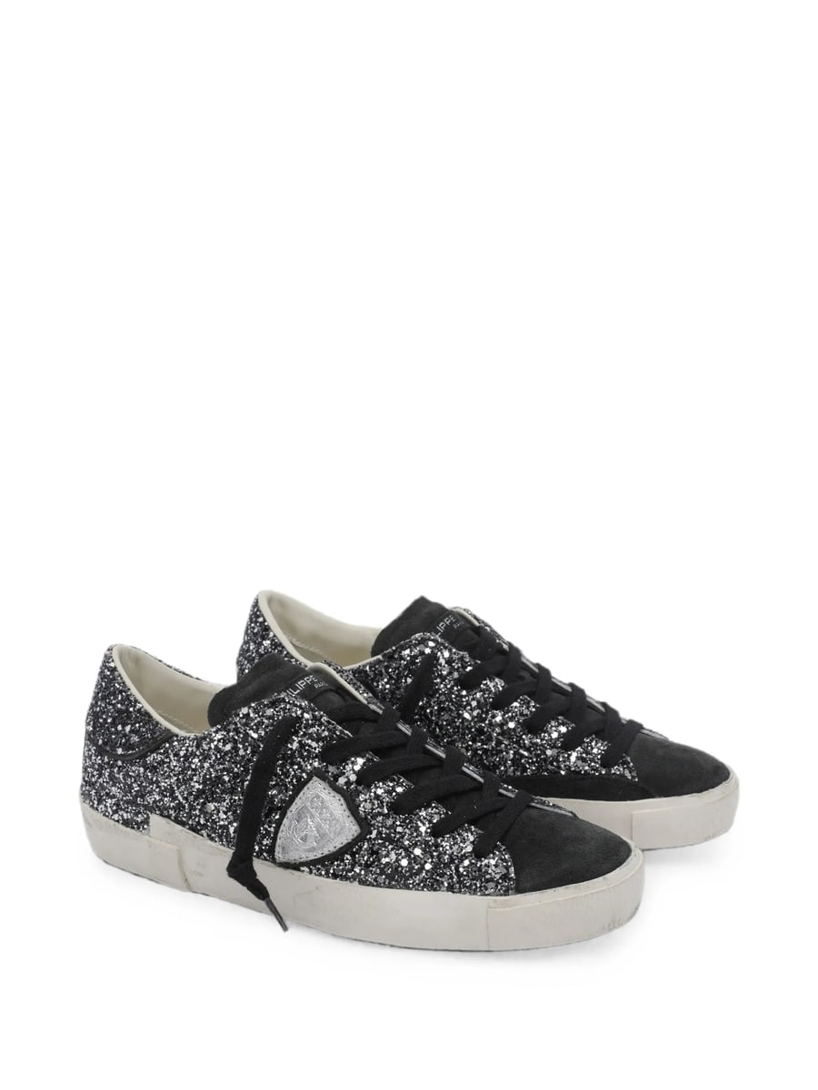 Philippe Model Philippe Model Prsx Sequin-embellished Sneakers, view 4