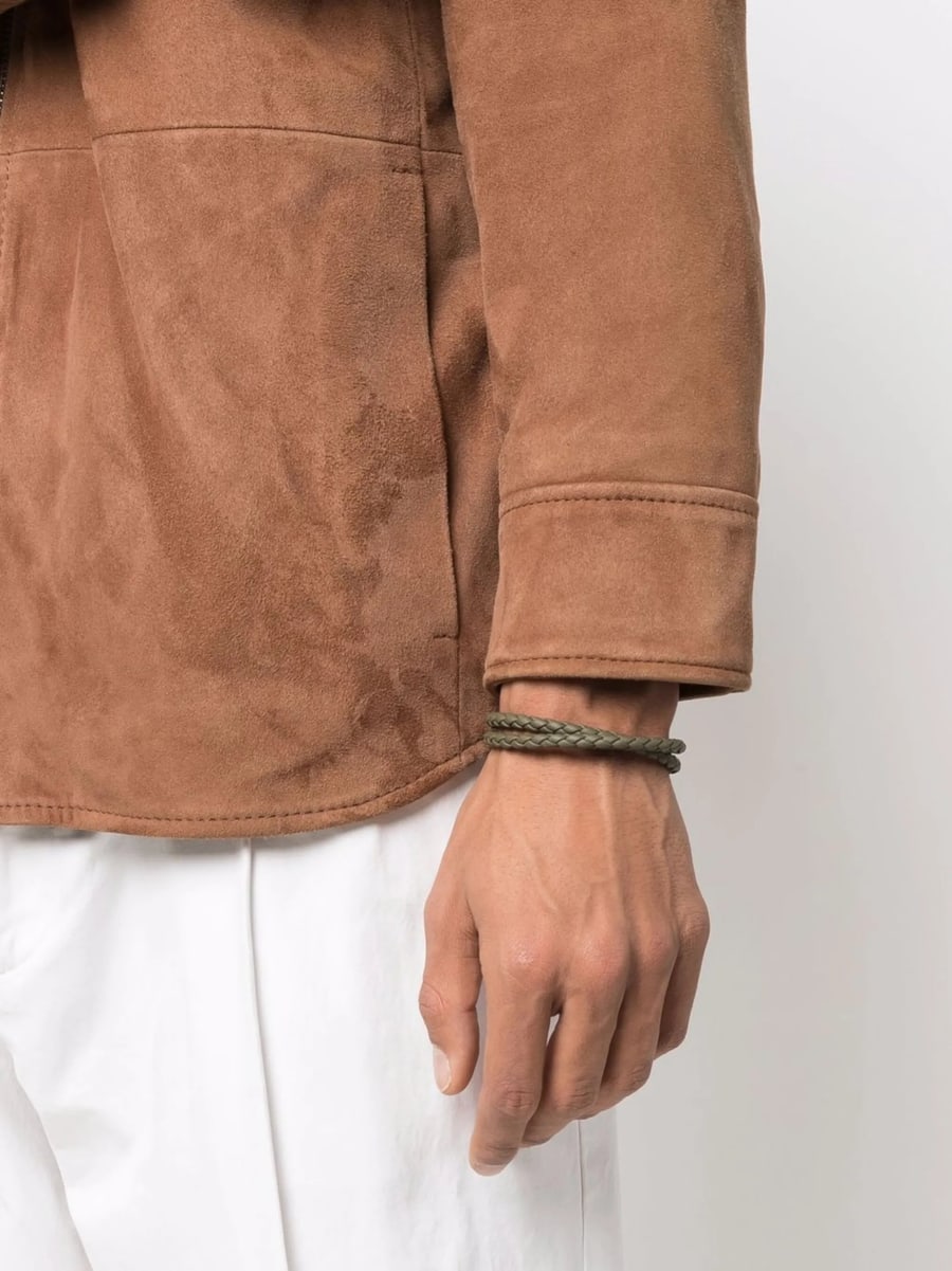 Tod's Tod's Mycolors Braided Leather Bracelet, view 2