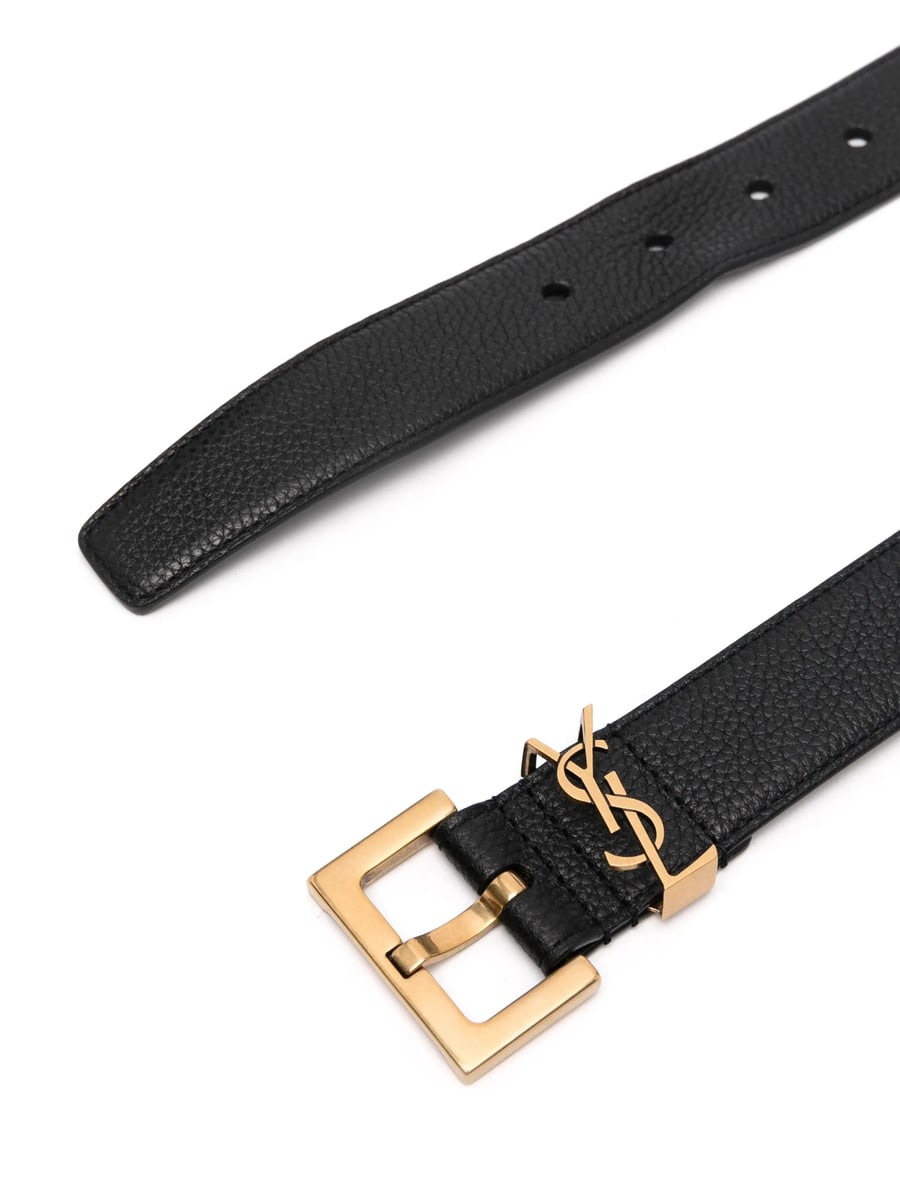 Saint Laurent Saint Laurent Cassandre Buckle Belt, view 2