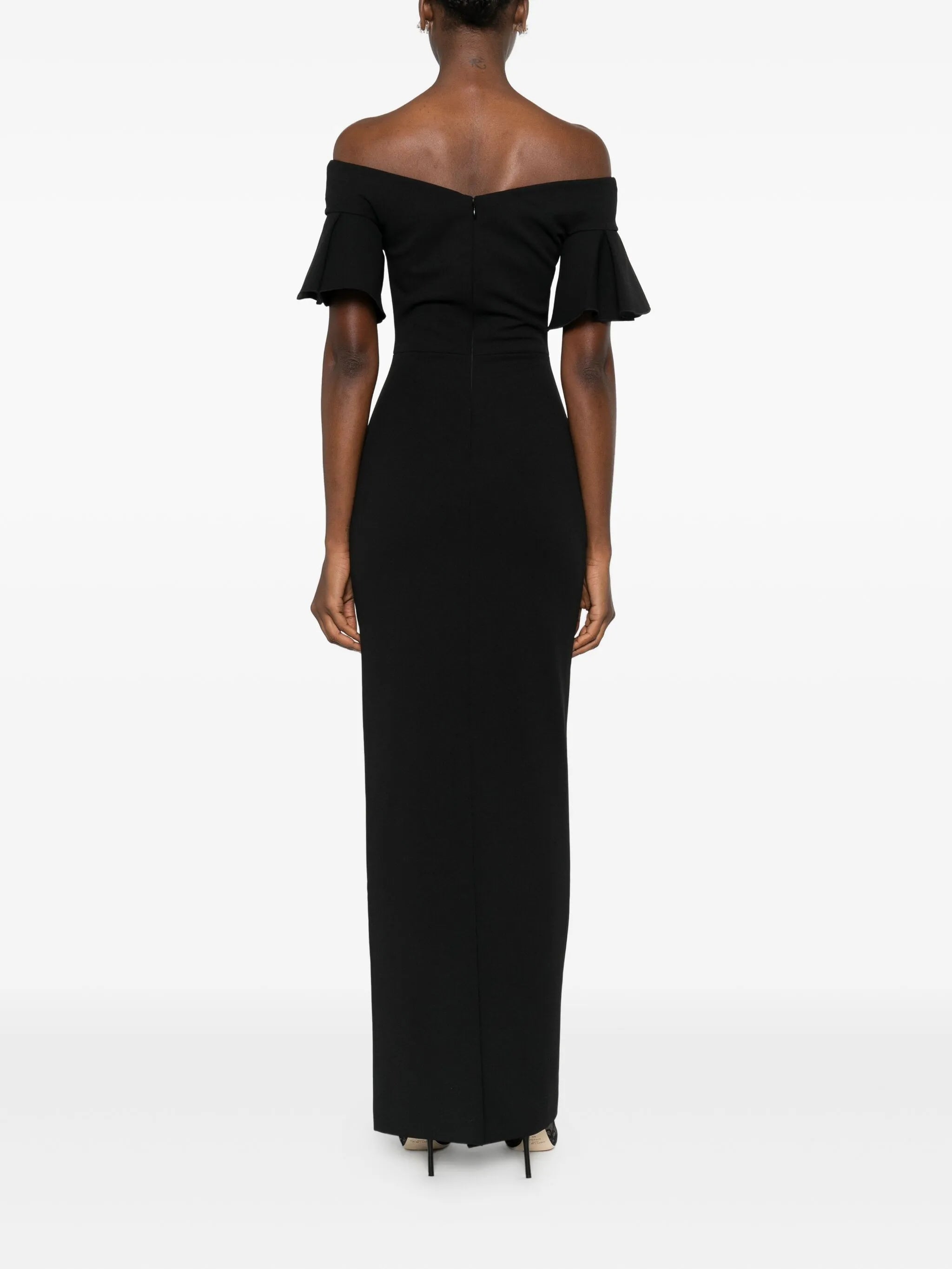 Solace London Solace London Cielo Off-shoulder Maxi Dress, view 2