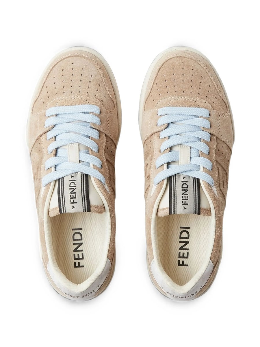 Fendi Fendi Match Logo-patch Sneakers, view 2