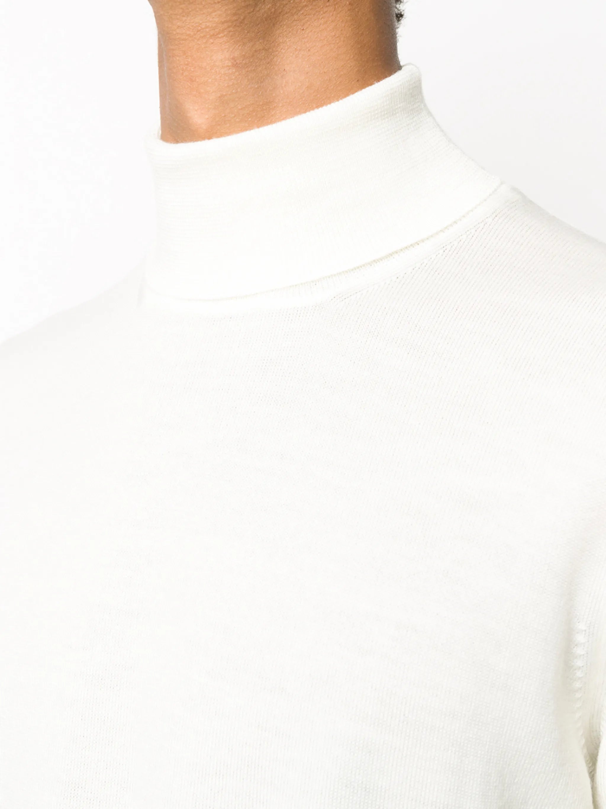 Fileria Fileria Fine Knit Roll Neck Jumper, view 2