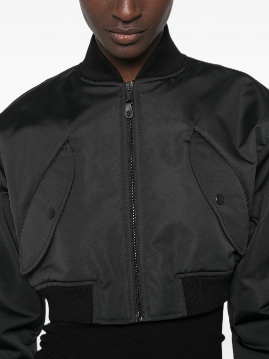 Balenciaga Balenciaga Cropped Bomber Jacket, view 2