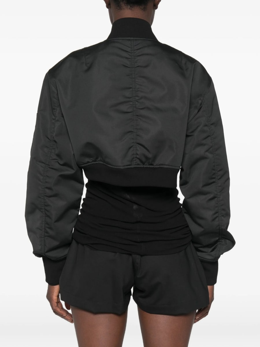 Balenciaga Balenciaga Cropped Bomber Jacket, view 5