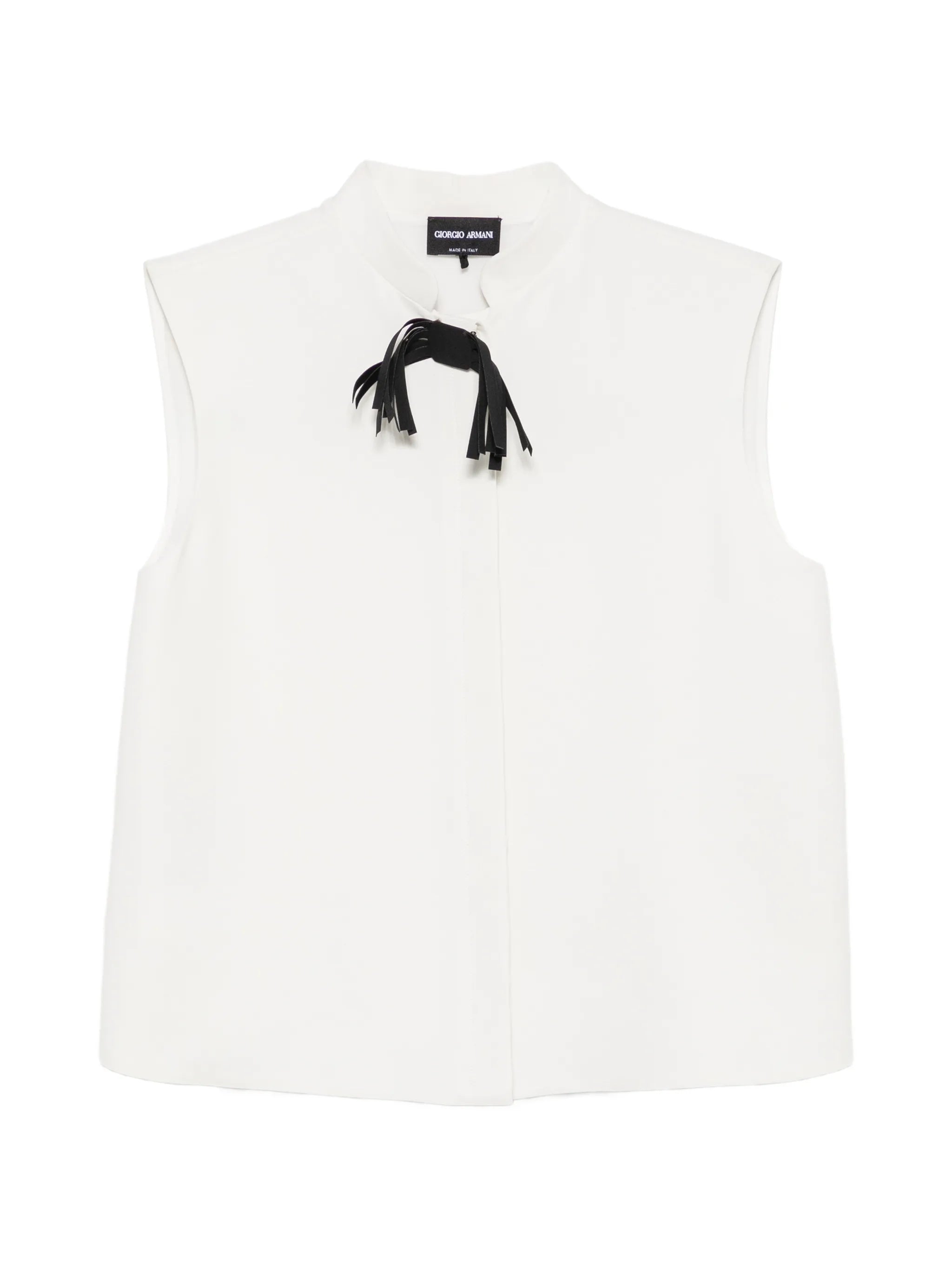 Giorgio Armani Giorgio Armani Bow-detail Sleeveless Shirt