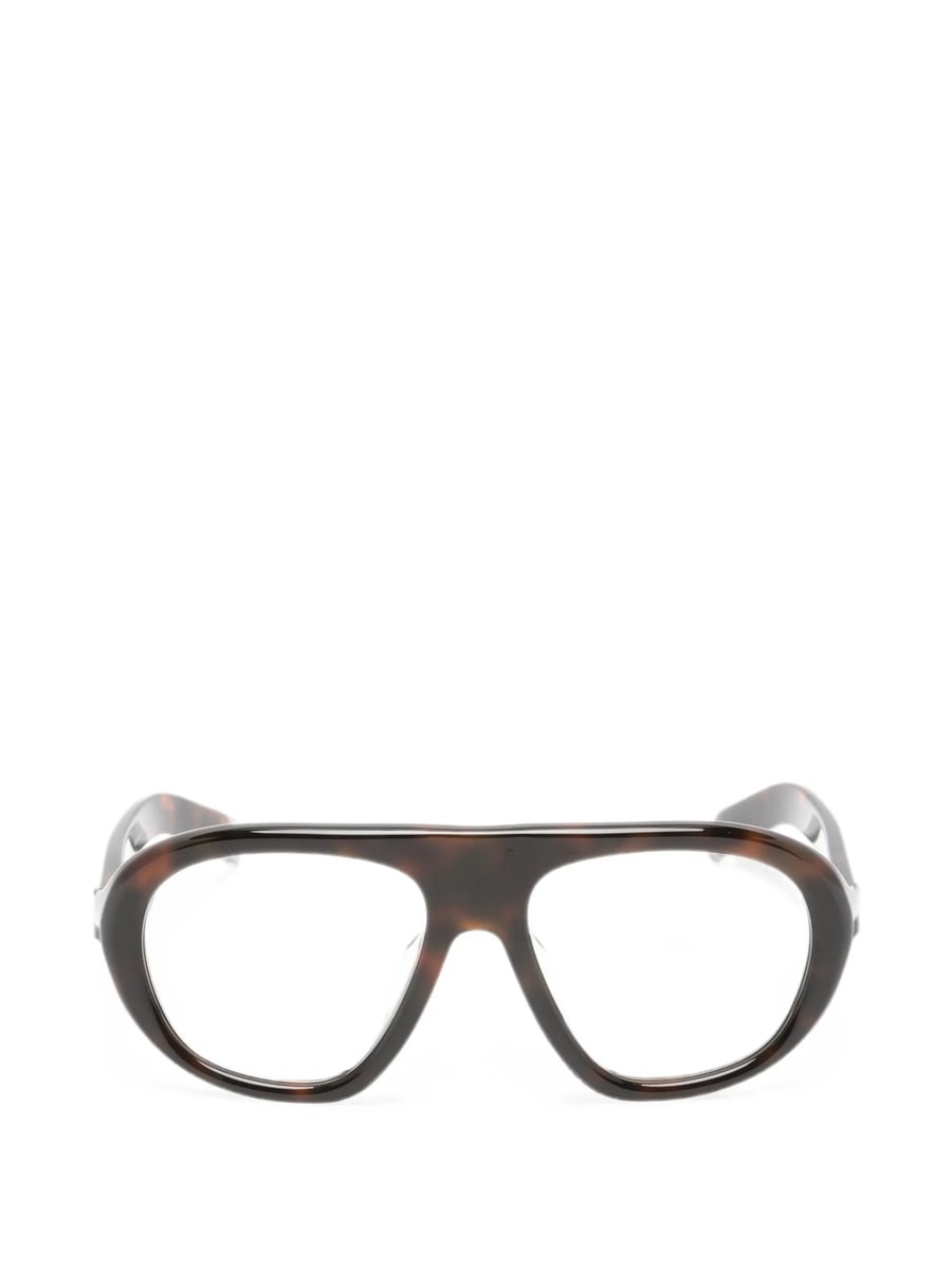 Prada Prada Tortoiseshell-effect Pilot-frame Sunglasses