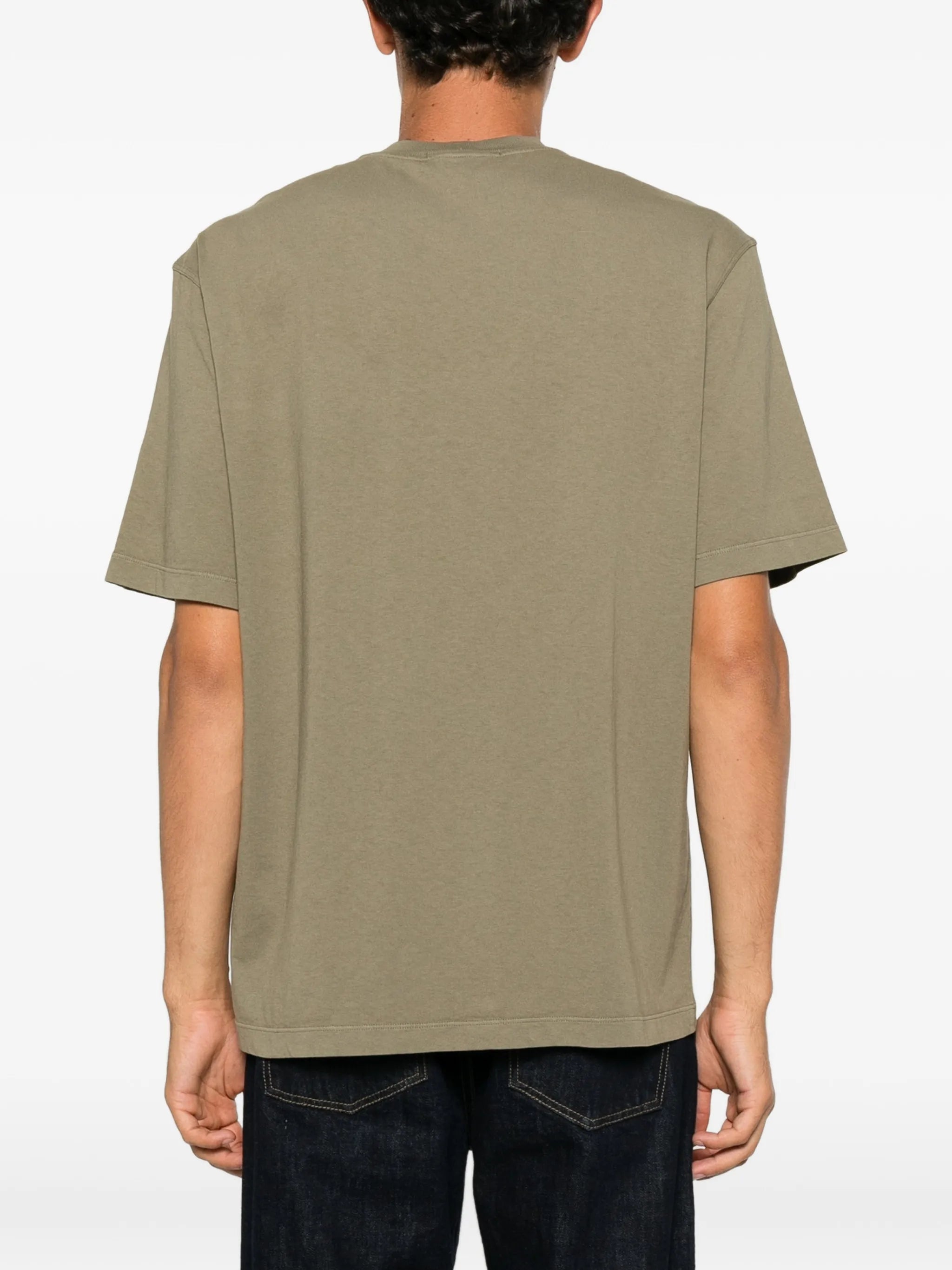 Stone Island Stone Island Logo-print Chest-pocket T-shirt, view 2