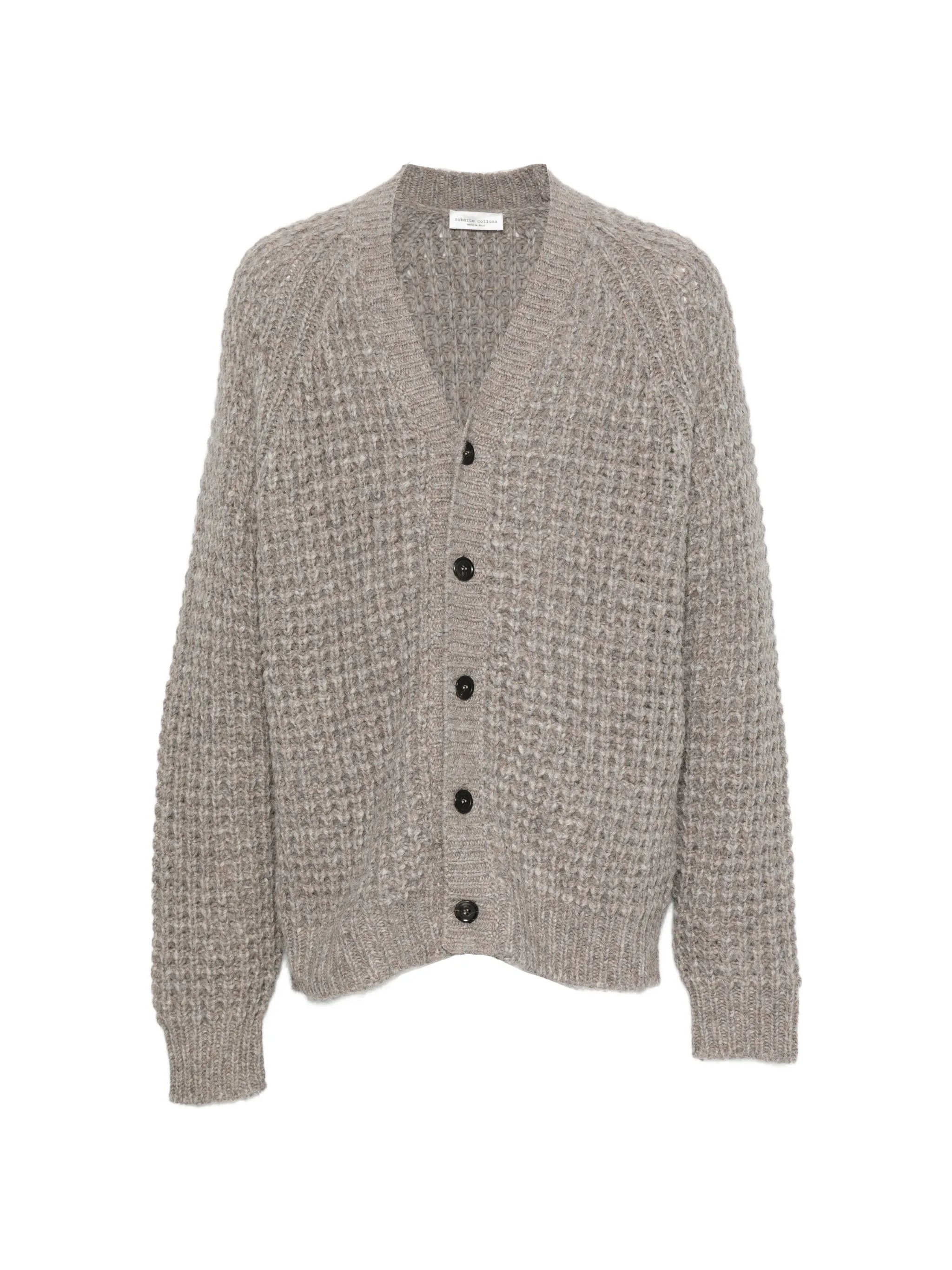 Roberto Collina Roberto Collina Waffle-knit V-neck Cardigan