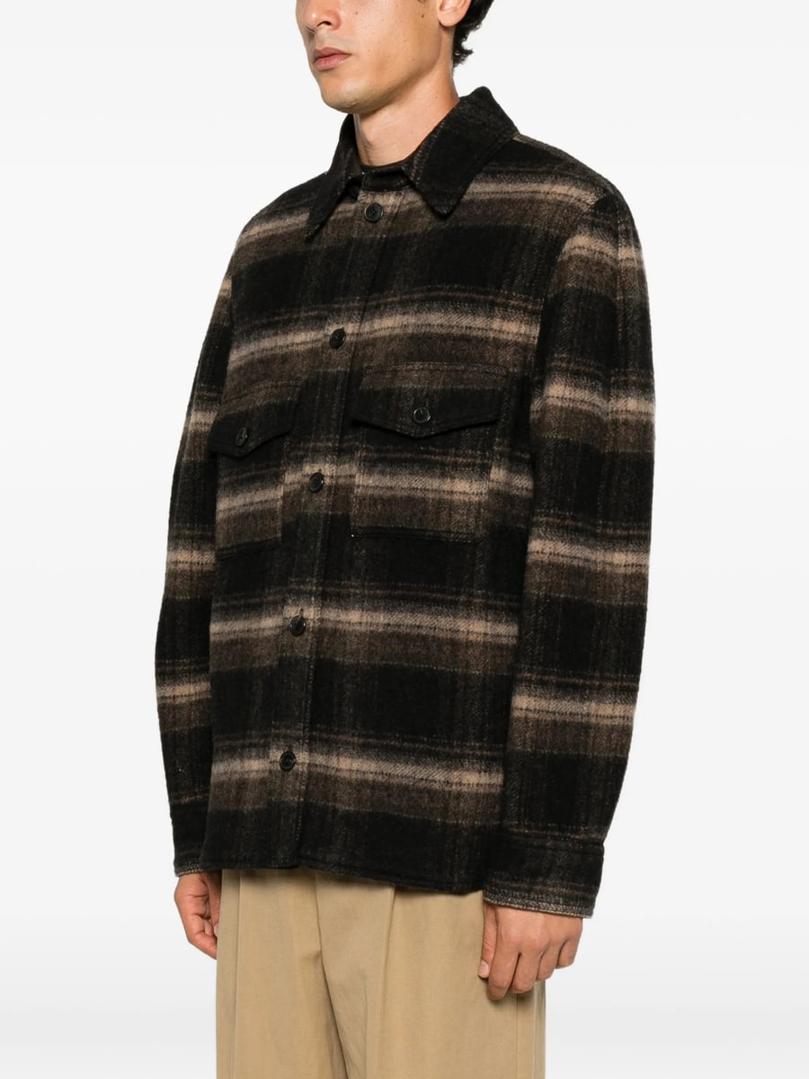Isabel Marant Isabel Marant Kervon Check-pattern Shirt Jacket, view 4