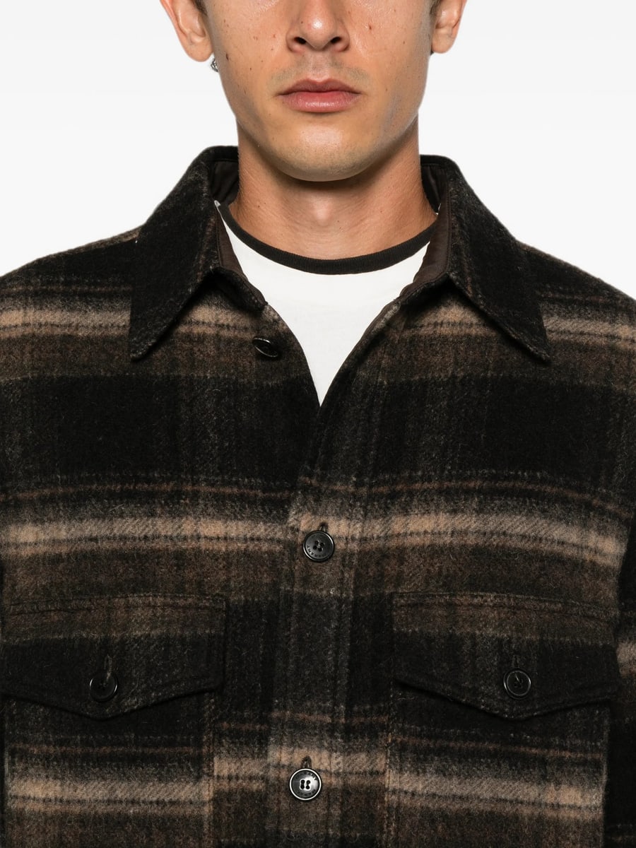 Isabel Marant Isabel Marant Kervon Check-pattern Shirt Jacket, view 5