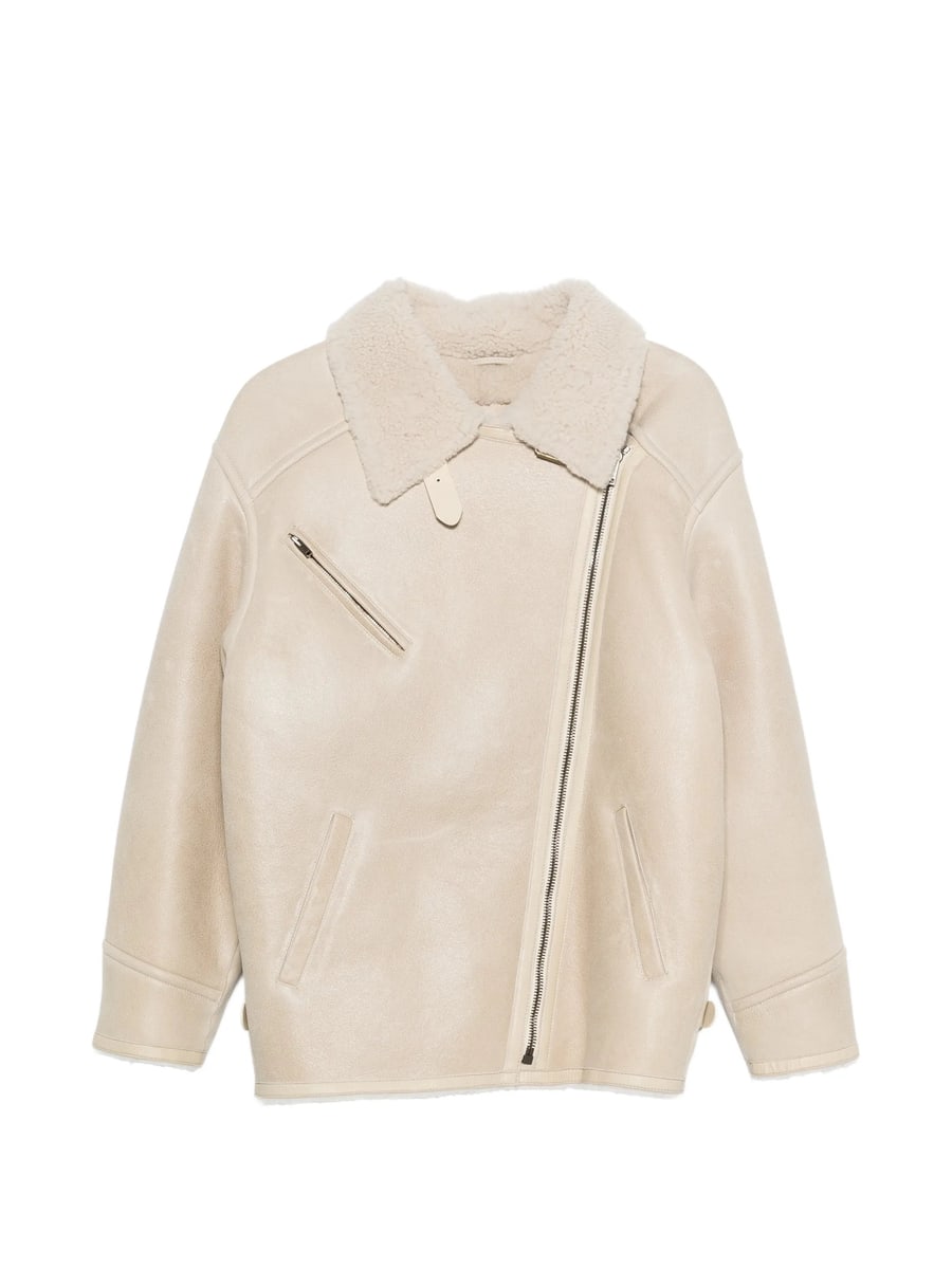Isabel Marant Isabel Marant Adelina Shearling Zip Jacket