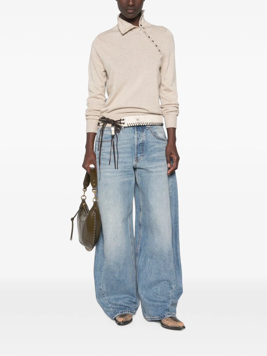 Marant Étoile Marant Étoile Jovienne Press-stud Sweater, view 3