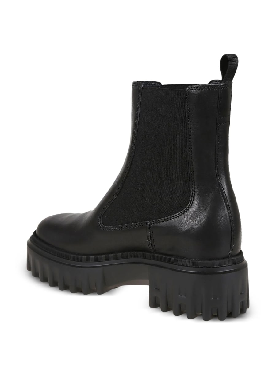 Hogan Hogan Elastic-panel Platform Chelsea Boots, view 3