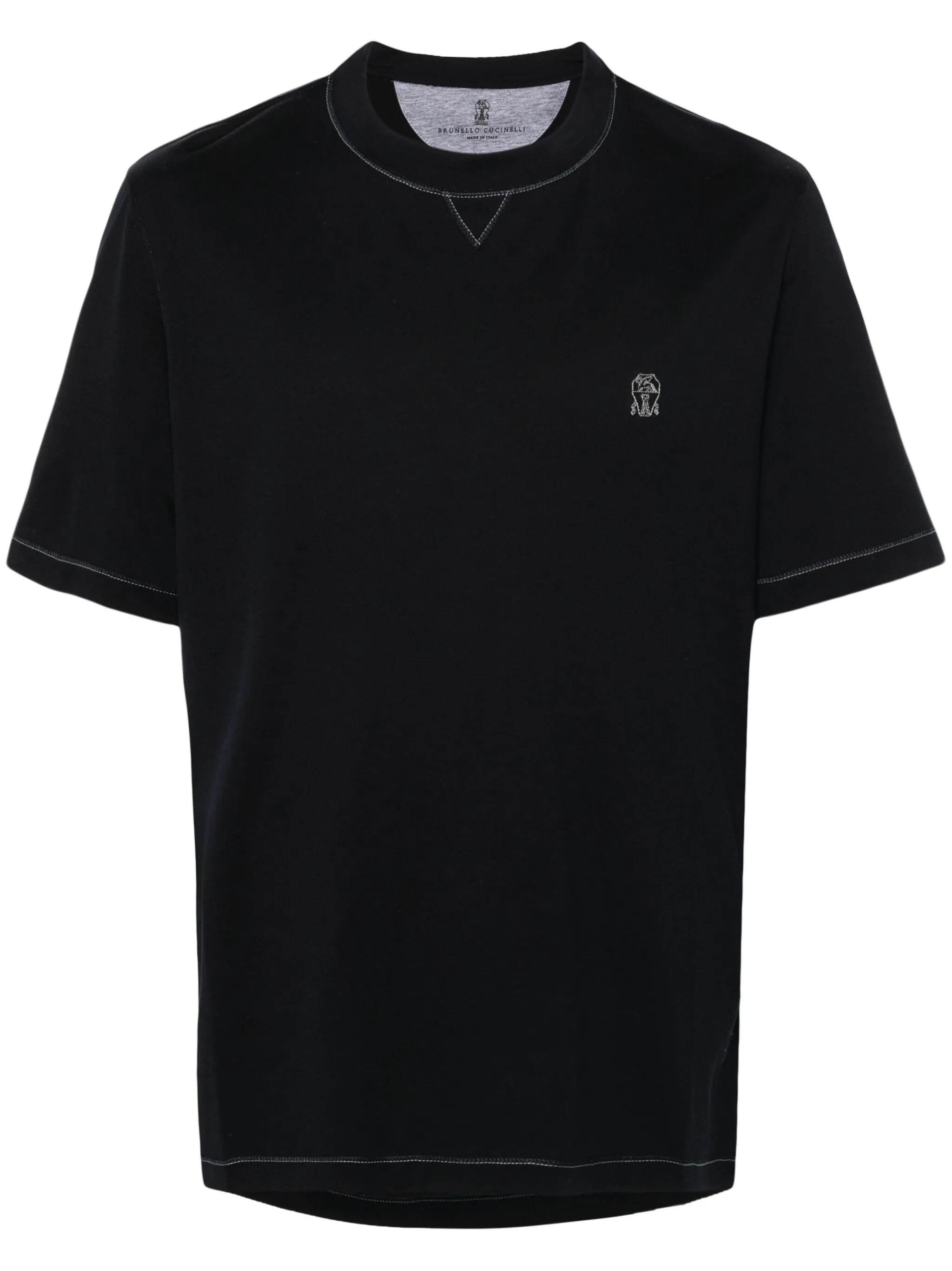 Brunello Cucinelli Brunello Cucinelli Contrast-stitching T-shirt