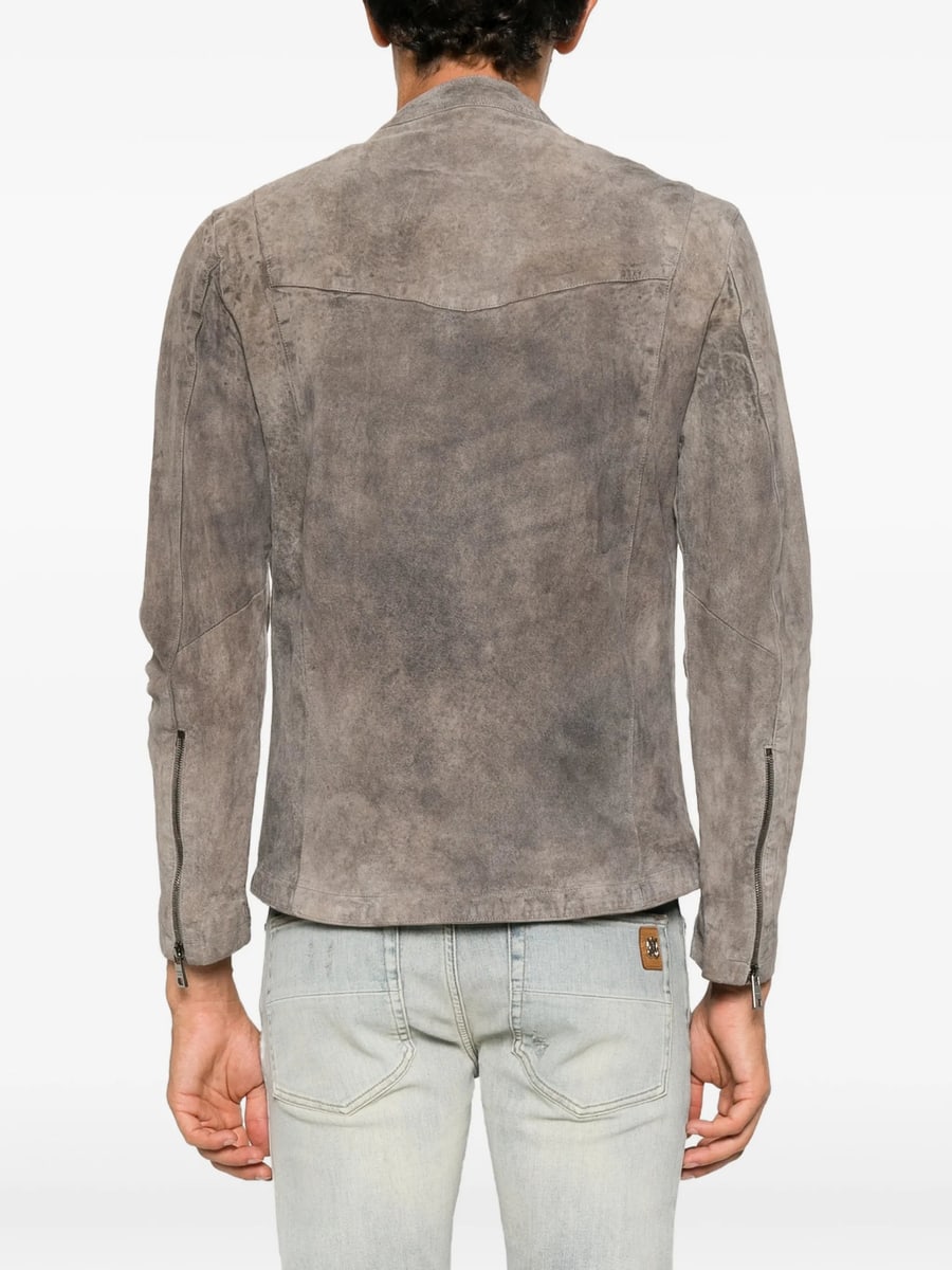 Giorgio Brato Giorgio Brato Zip-up Suede Jacket, view 4