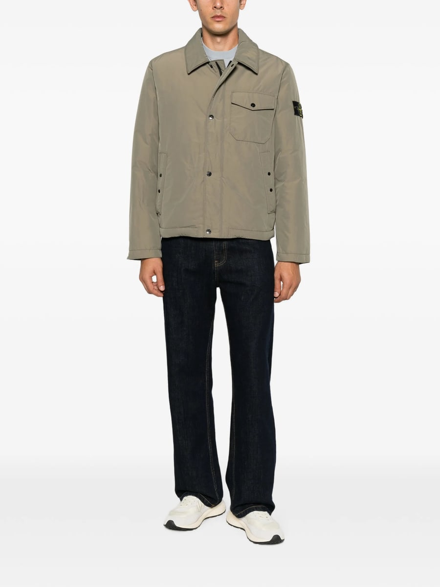Stone Island Stone Island Logo-patch Zip-fastening Jacket, view 3