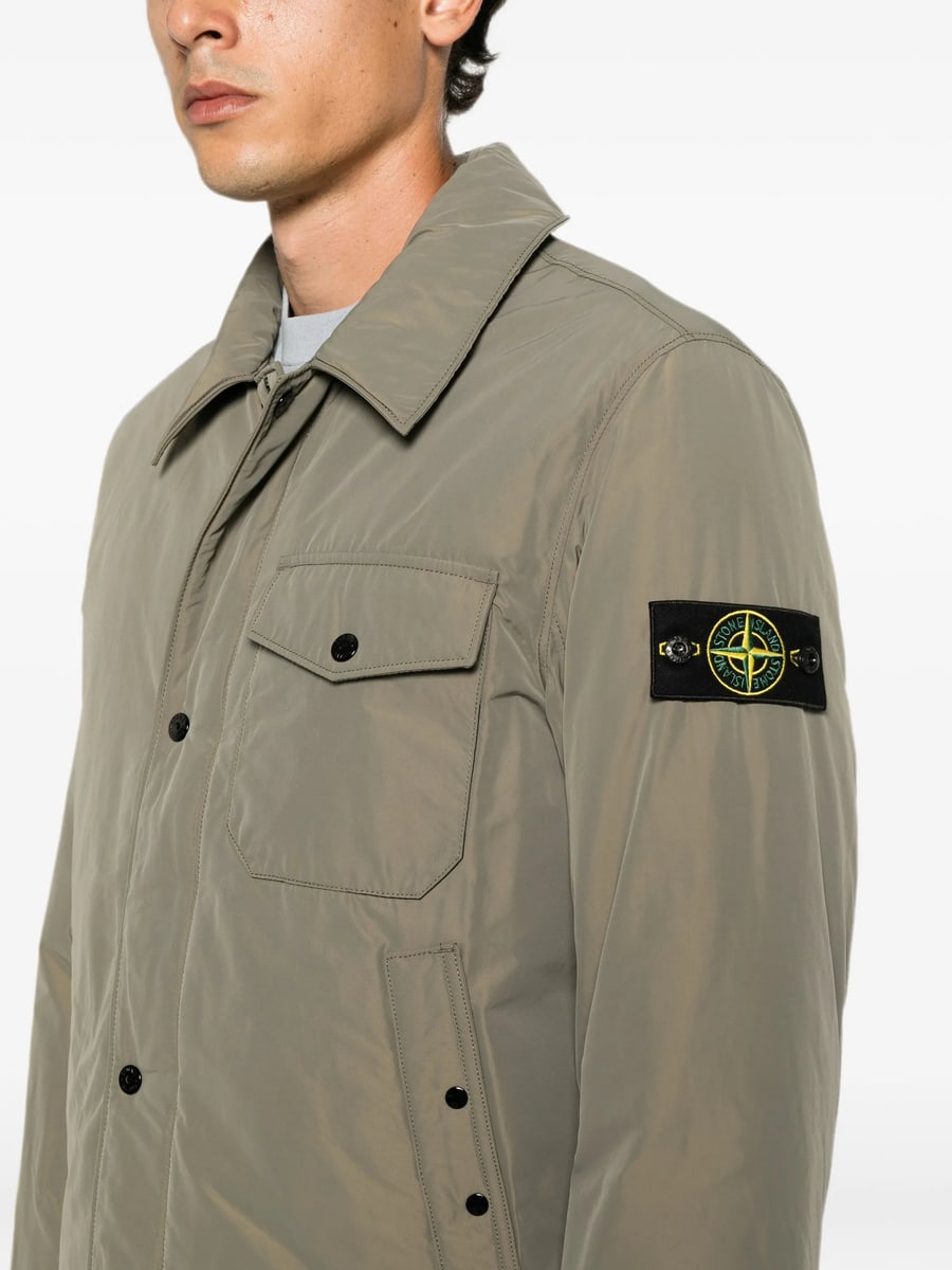 Stone Island Stone Island Logo-patch Zip-fastening Jacket, view 5