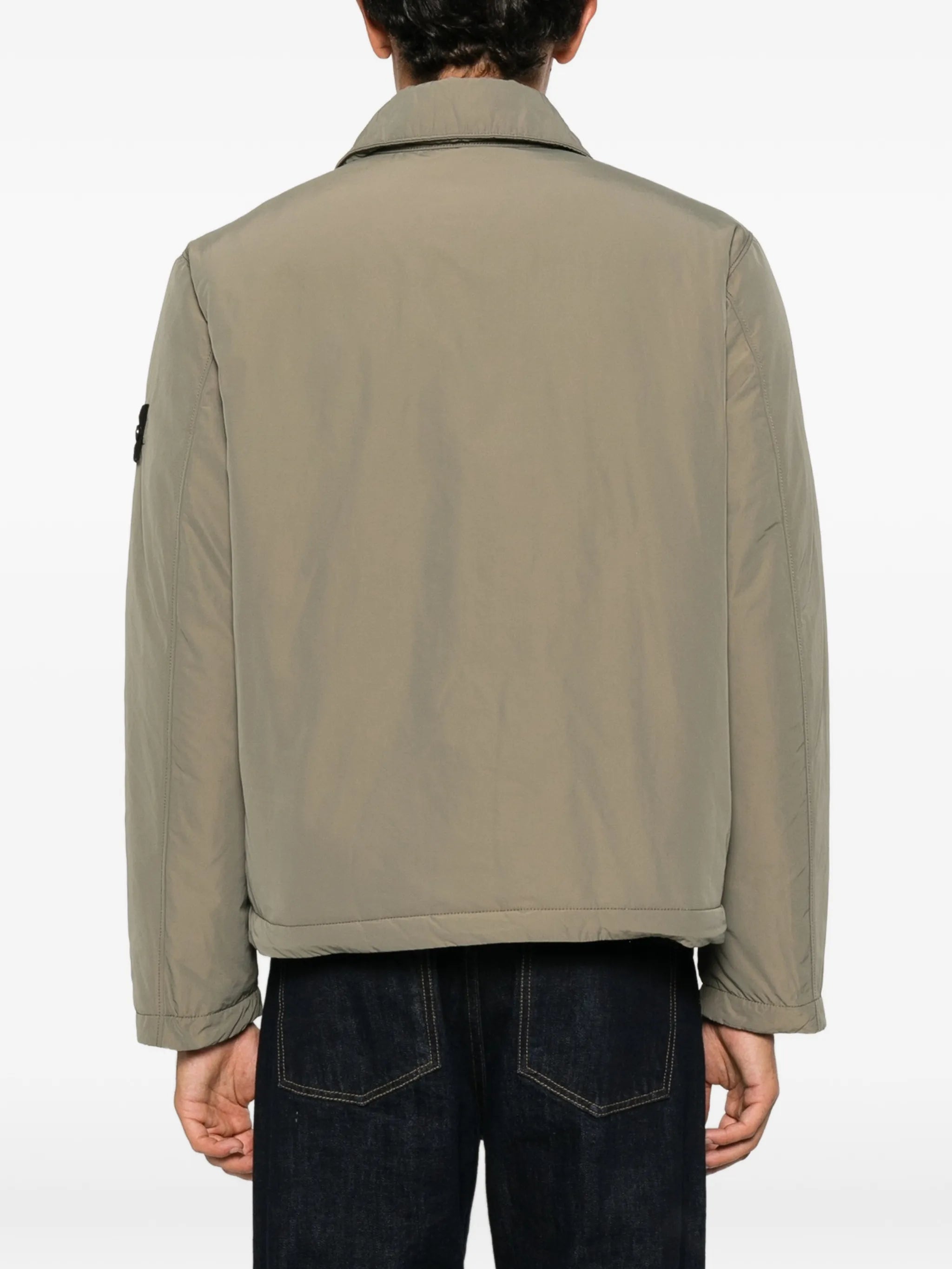 Stone Island Stone Island Logo-patch Zip-fastening Jacket, view 2