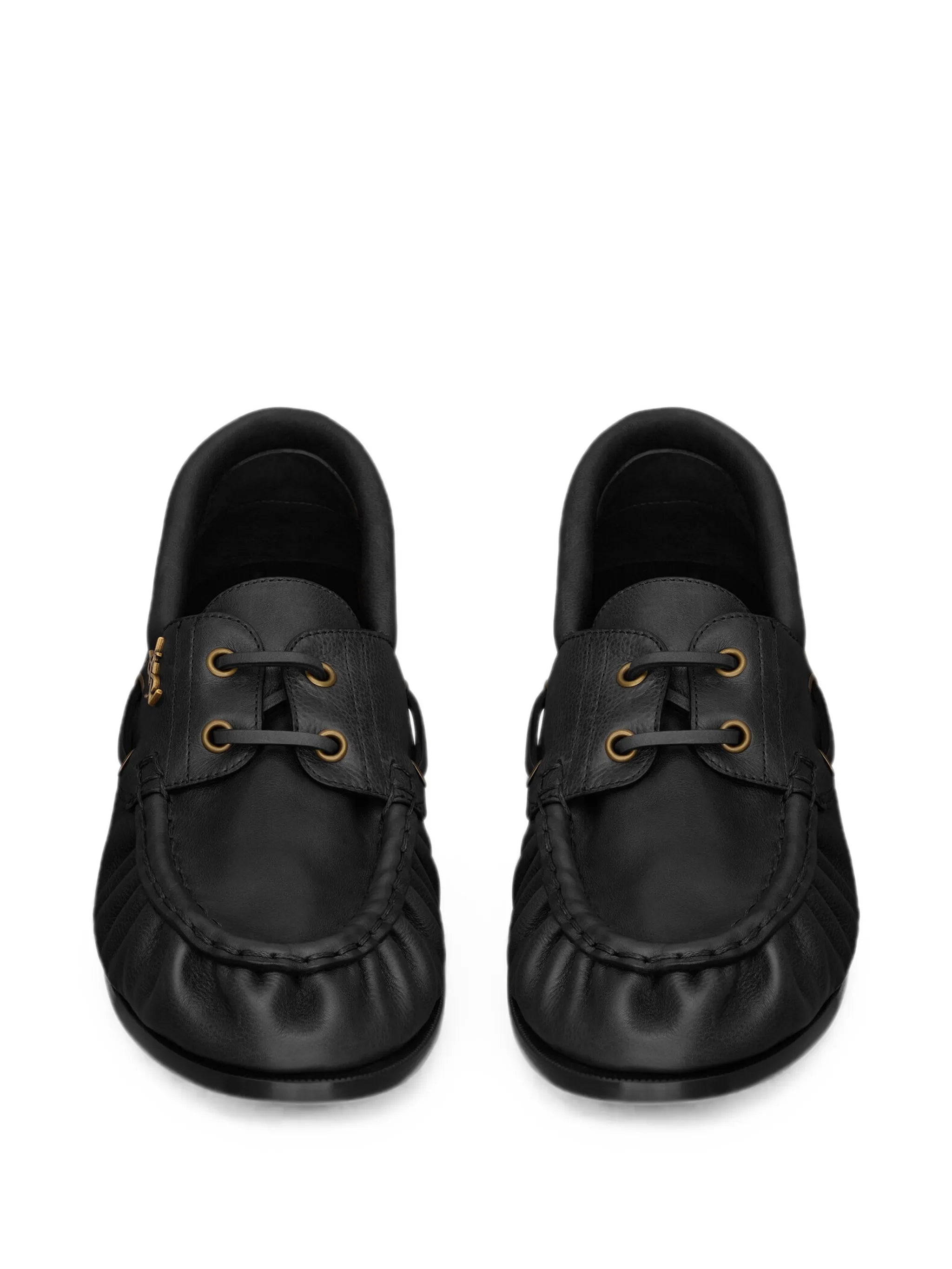 Saint Laurent Saint Laurent Les Loafers Bateau In Smooth Leather