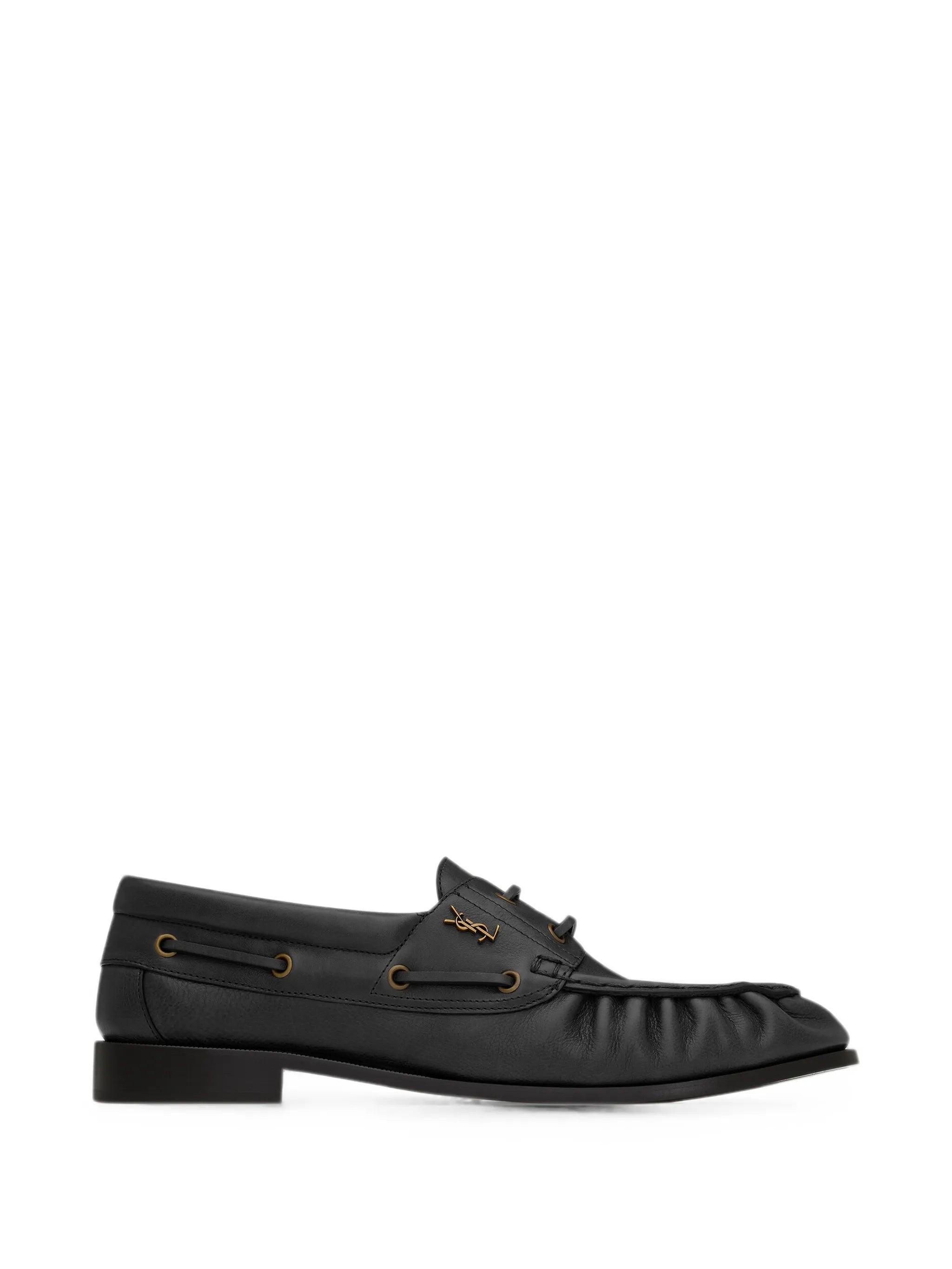 Saint Laurent Saint Laurent Les Loafers Bateau In Smooth Leather