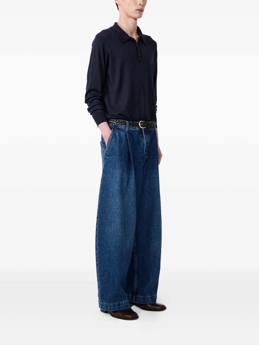 Studio Nicholson Studio Nicholson Puch Pleat Jeans, view 3