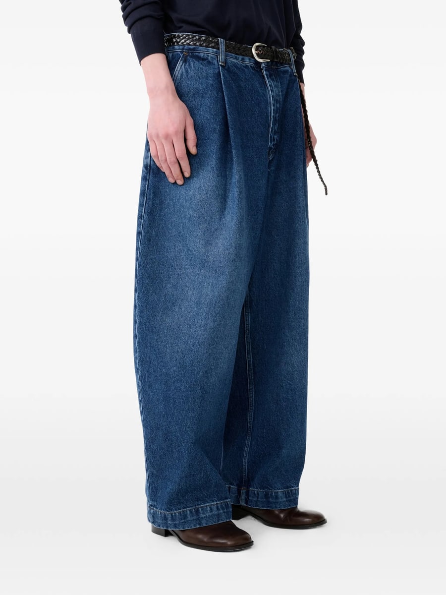 Studio Nicholson Studio Nicholson Puch Pleat Jeans, view 4