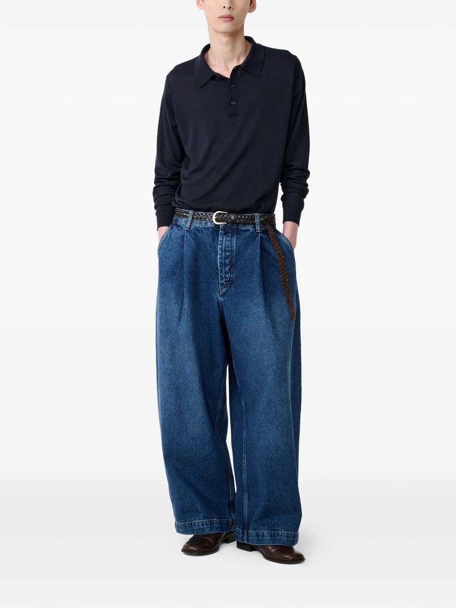 Studio Nicholson Studio Nicholson Puch Pleat Jeans, view 5
