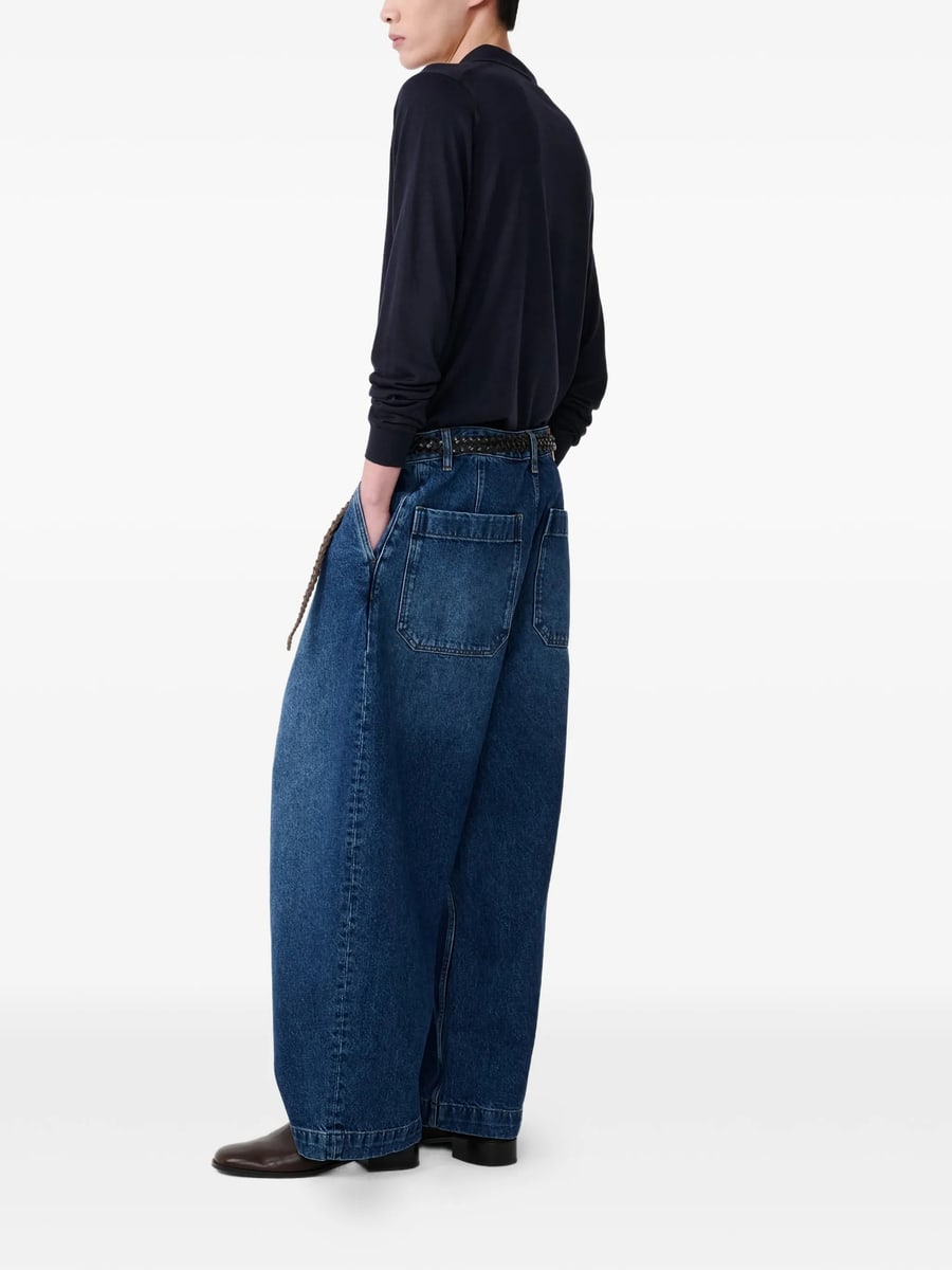 Studio Nicholson Studio Nicholson Puch Pleat Jeans, view 6