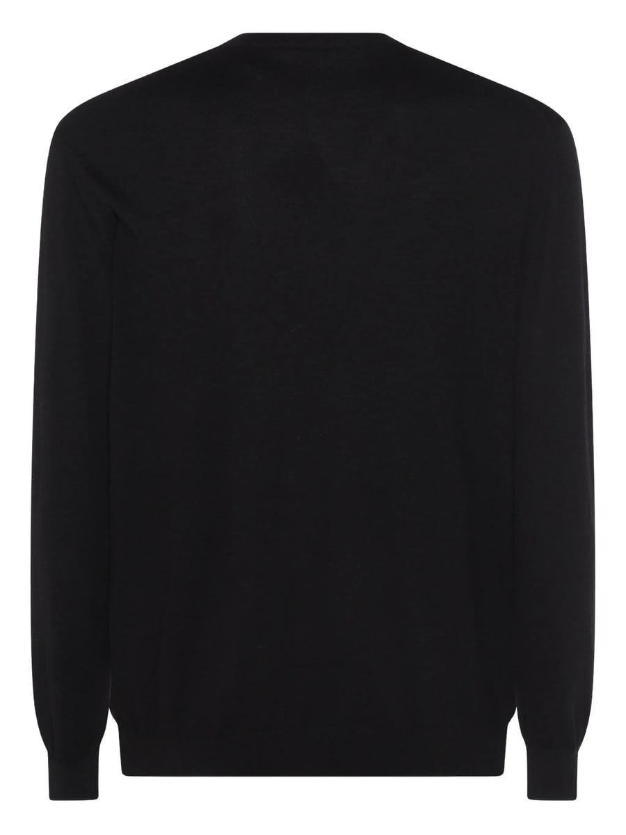 Malo Malo Crew-neck Virgin-wool Sweater, view 4