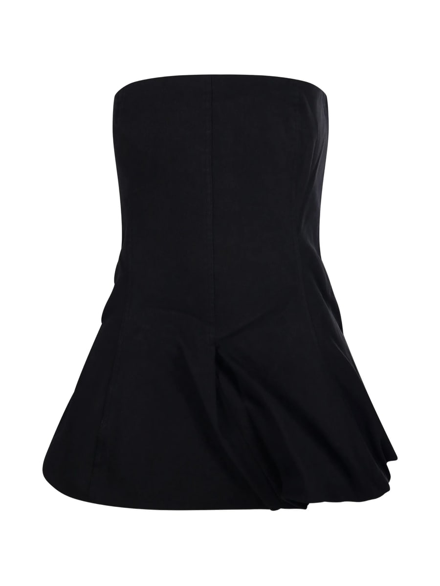 Lamrons Lamrons Strapless Bubble-hem Top