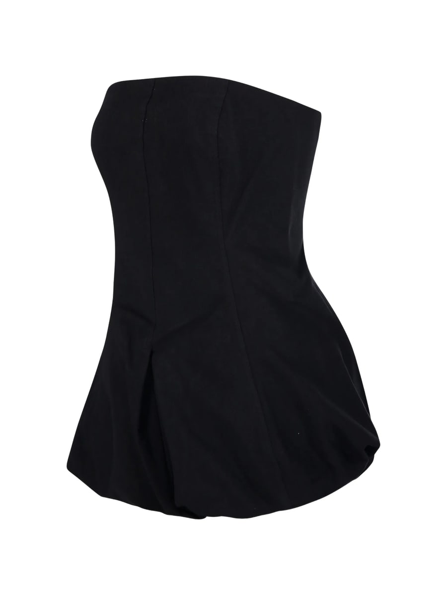 Lamrons Lamrons Strapless Bubble-hem Top, view 4