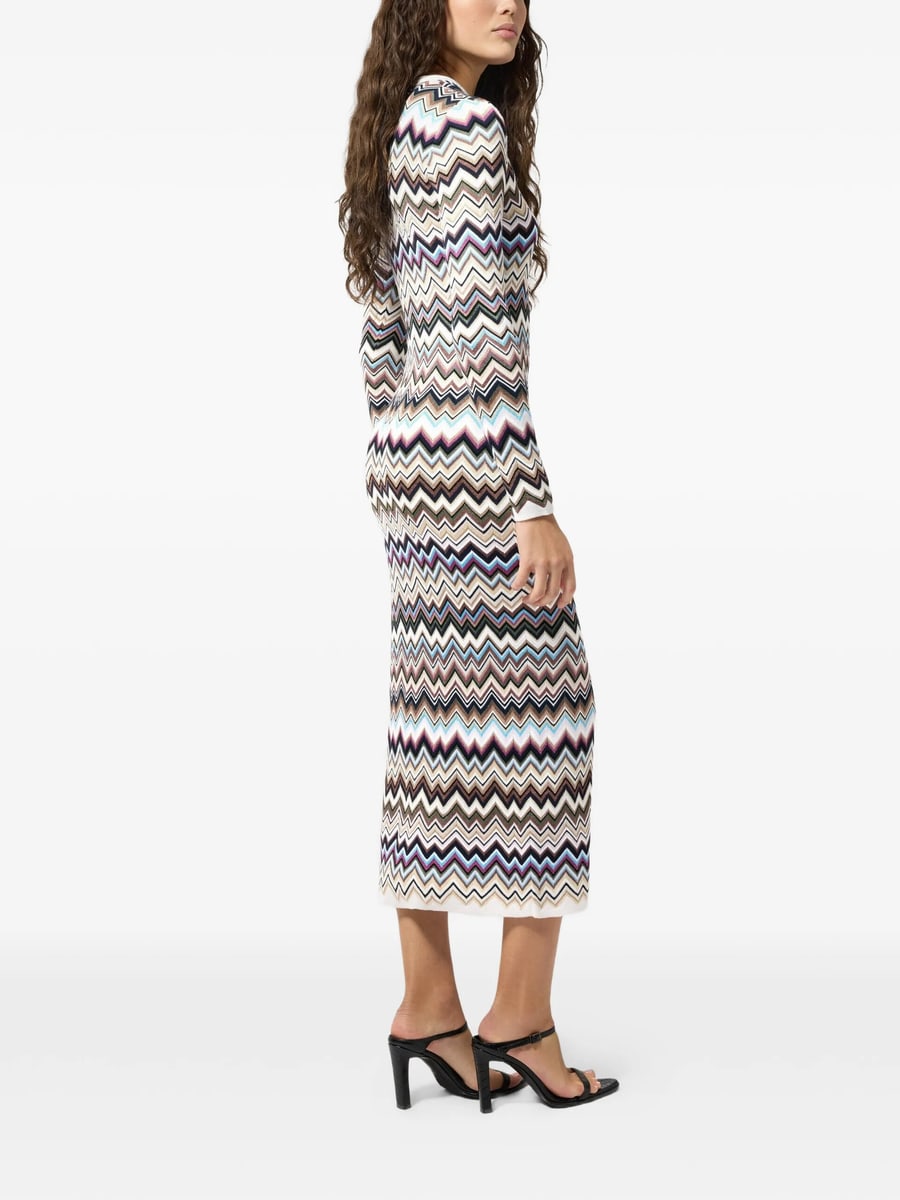 Missoni Missoni Zigzag-knit Dress, view 3