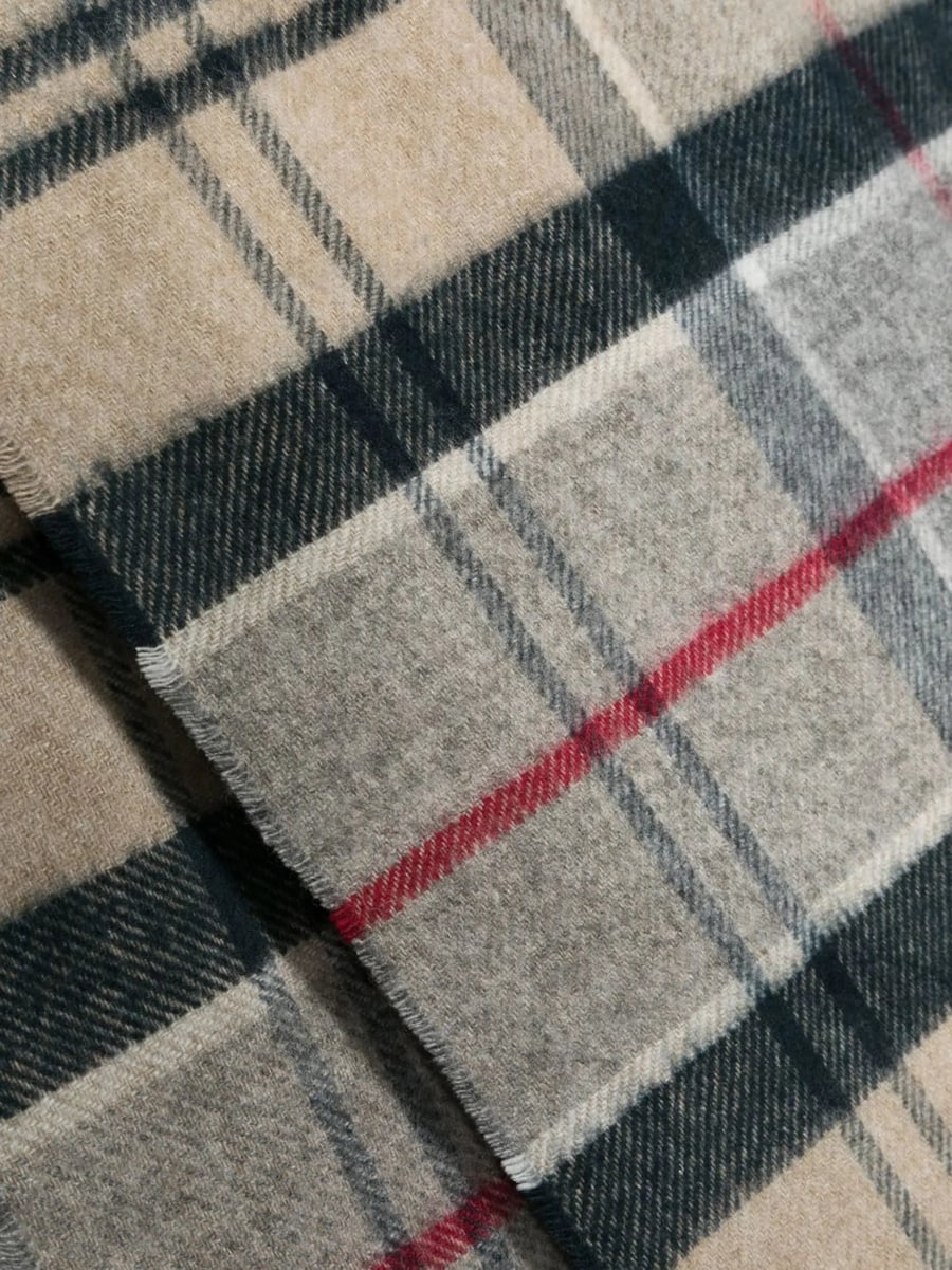 Barbour Barbour Tartan Check-pattern Scarf, view 2